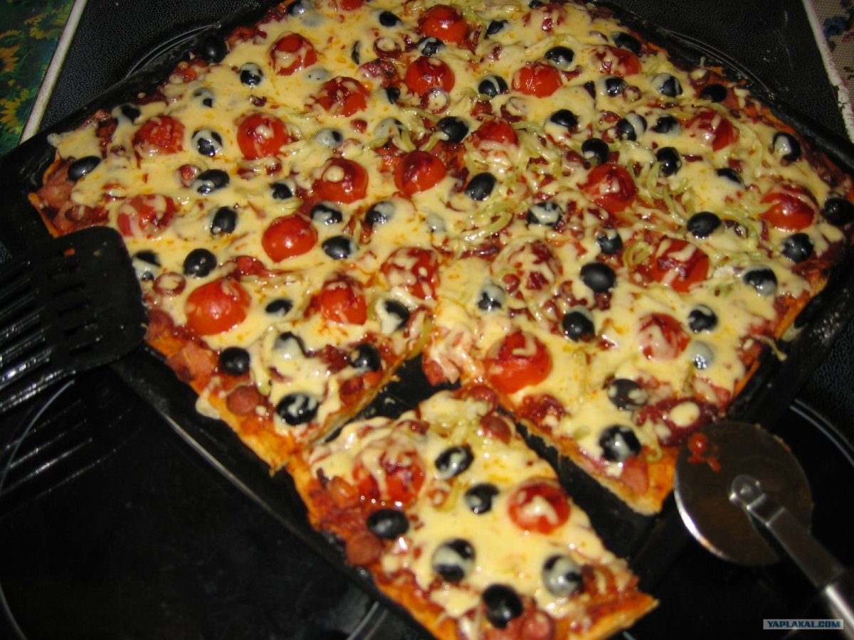 толстая пицца рецепт в домашних условиях фото 86