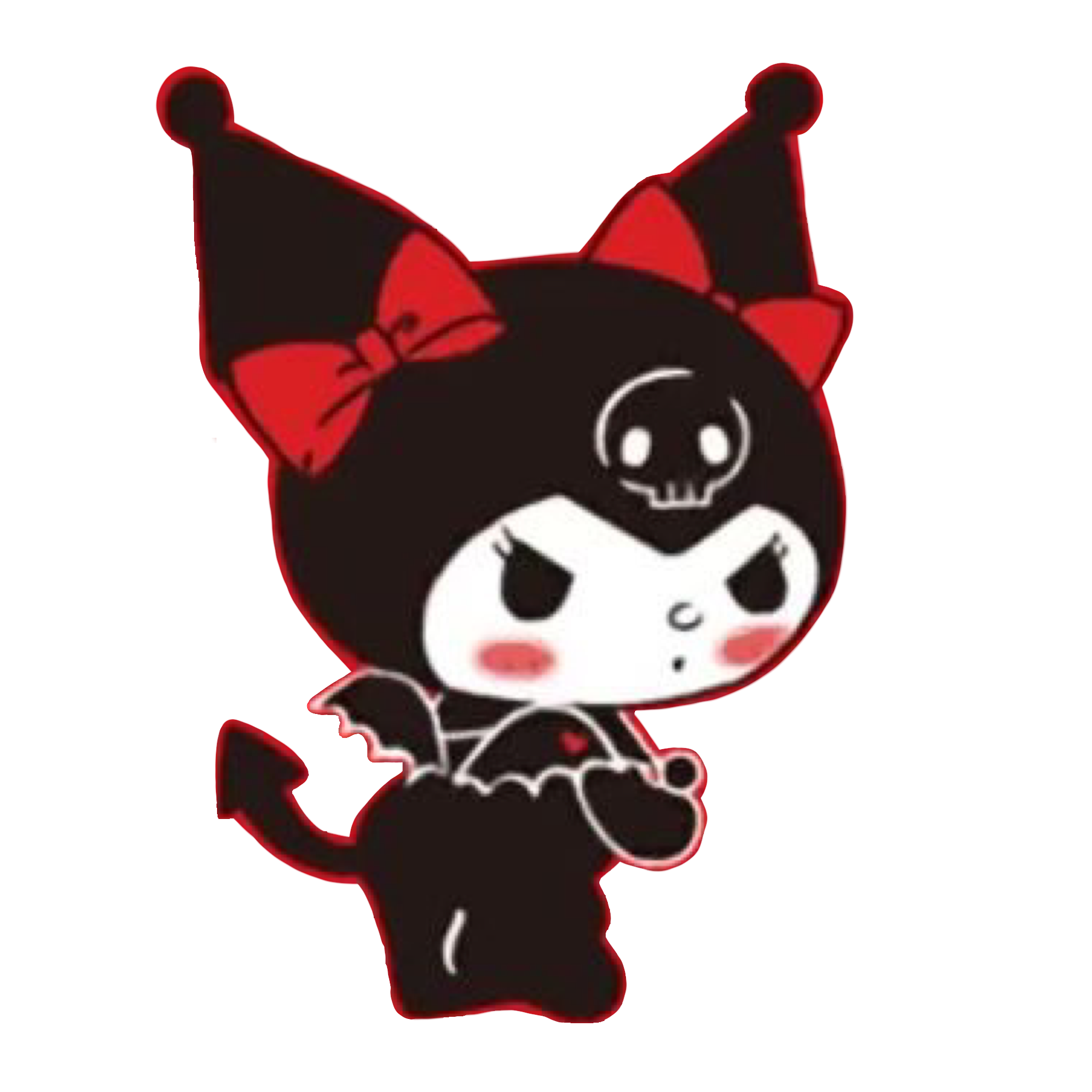 Картинка китти куроми. Куроми Китти. Hello Kitty Kuromi. Kuromi/Куроми. Китти Kuromi инди КИД.