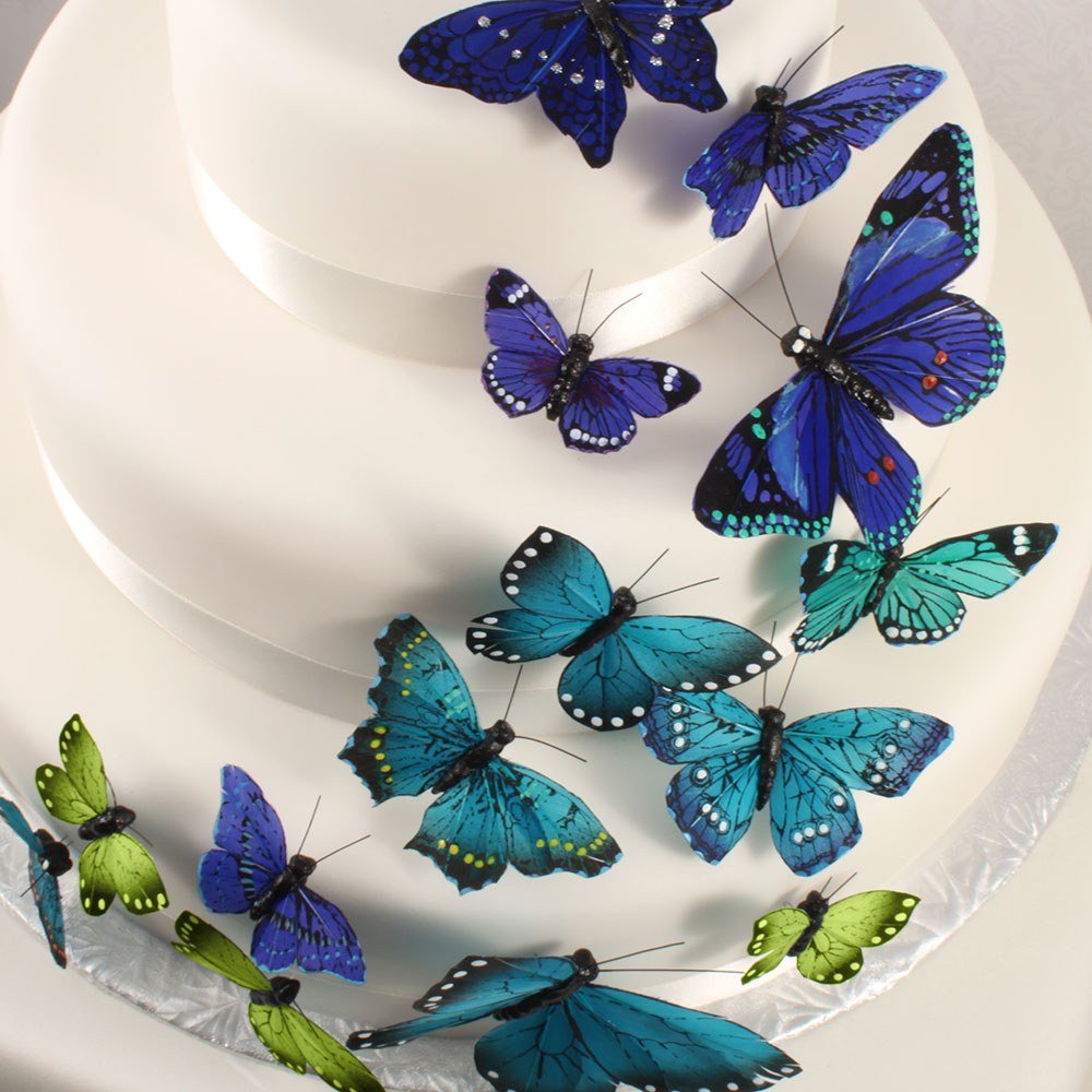 Купить вафельных бабочек. Торт «бабочки». Красивый торт с бабочками. Украшение торта бабочками. Торт с бабочками и цветами.