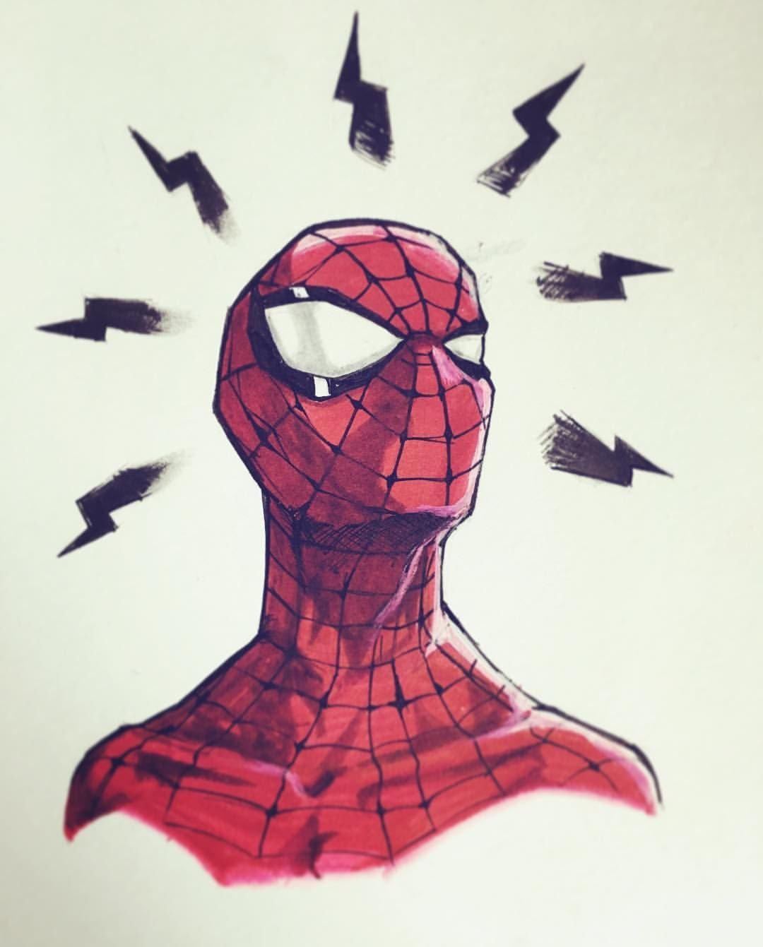 Картинки человека паука для срисовки - 81 фото