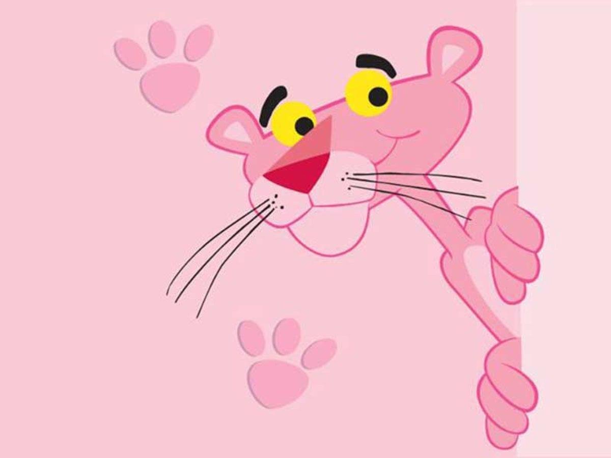 Телефон розовой пантеры. Розовая пантера. Pink Panther обои. Розовая пантера картина.