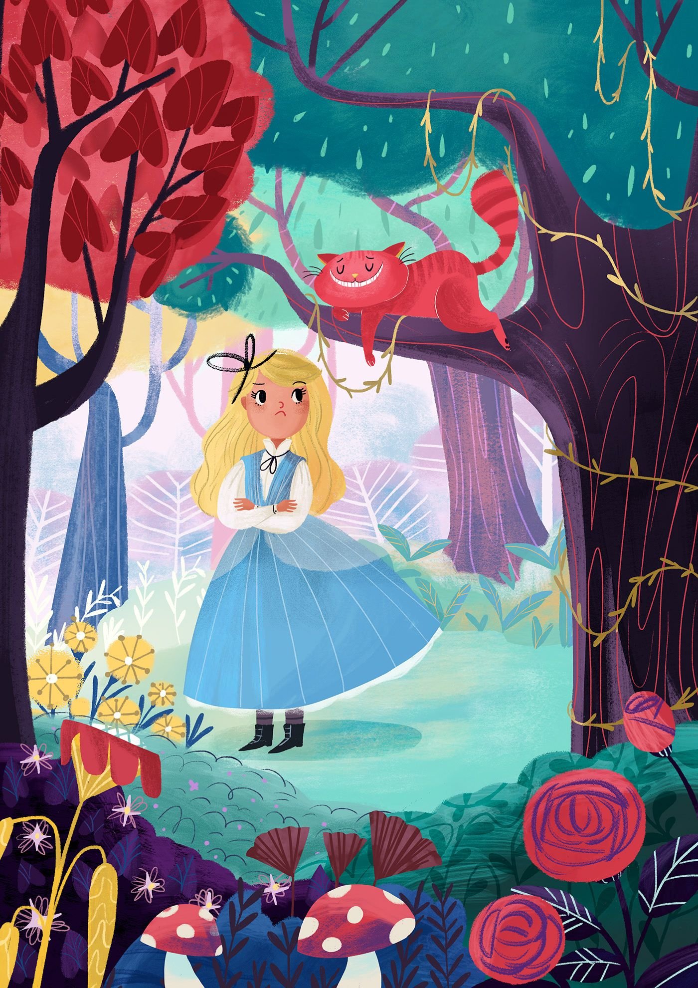 Алиса в стране чудес русская сказка