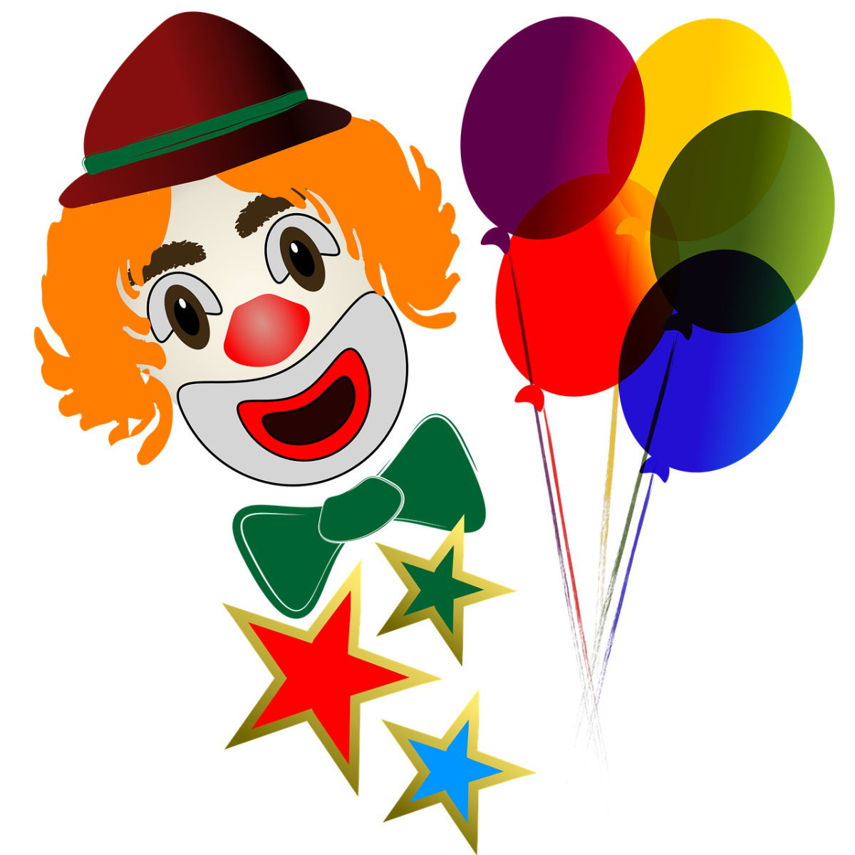 Клоун с шарами. Клоуны для детей. Весёлые клоуны. Клоун мультяшный.