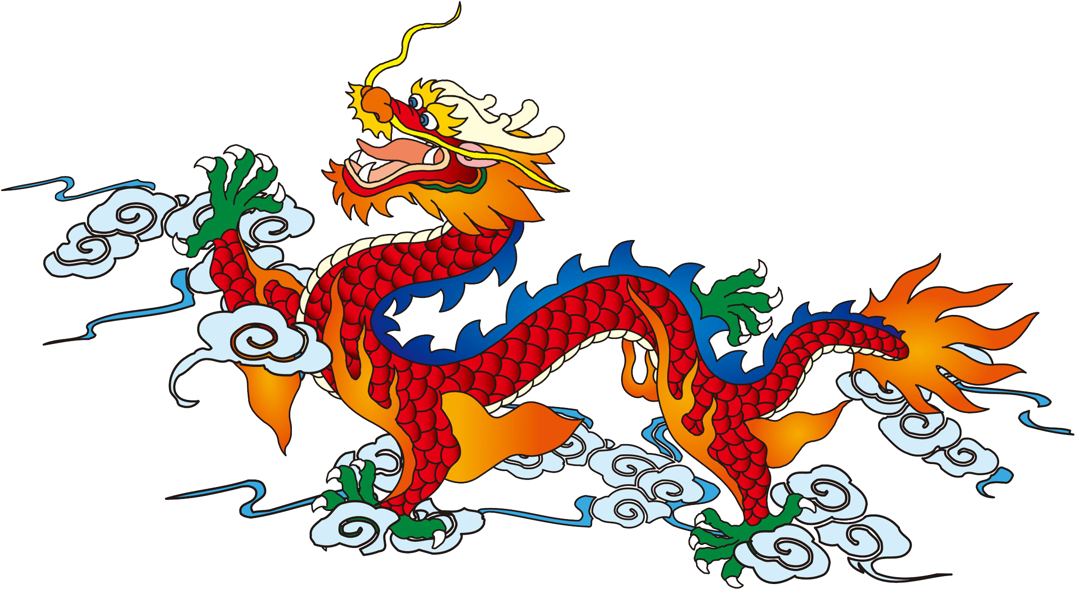 Картинка дракончик 2024 на прозрачном фоне. Чжулун дракон. Чжунлун китайский дракон. Китайский дракон символ Китая. Китайский дракон вид сбоку.