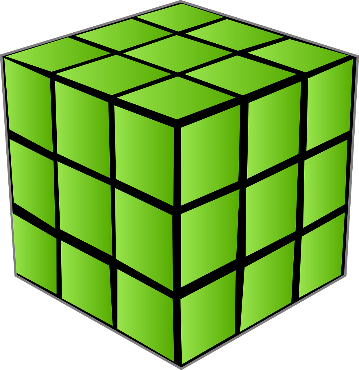Cube download. Кубик Рубика 3д. Кубик Рубика 3х3 вектор. Зеленый кубик. Кубик рубик зеленый.