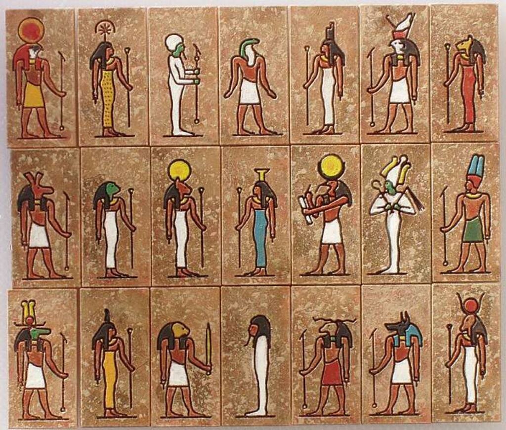 Боги древнего египта картинки - 74 фото
