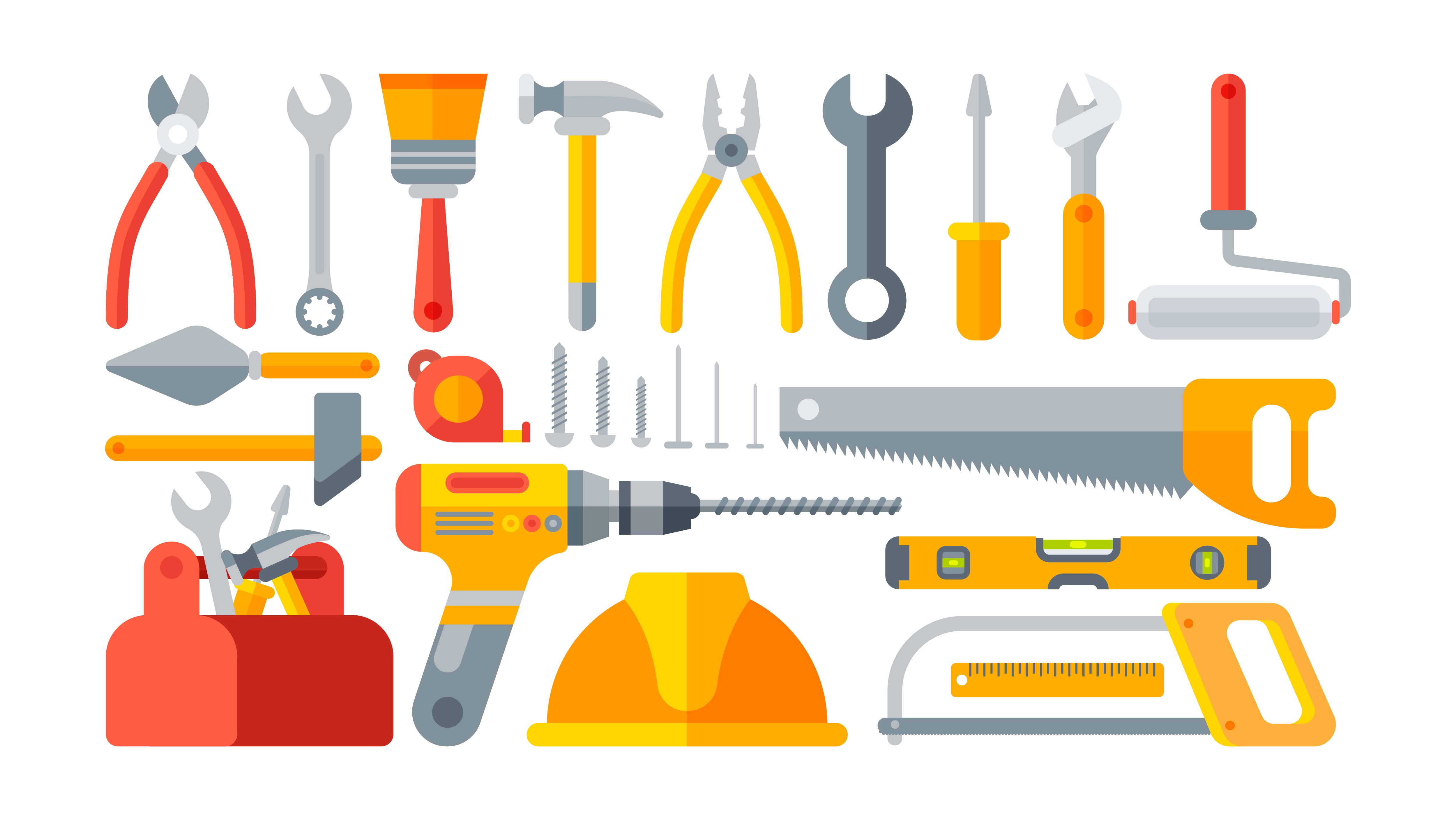 Site tools. Строительные инструменты. Строительные инструменты для детей. Инструменты строителя. Инструменты на белом фоне.