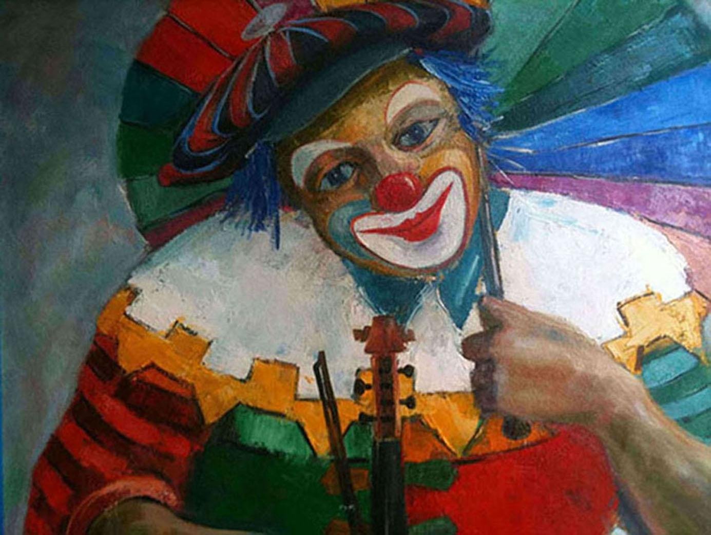 Клоуны 1853. Театральный художник паяц Арлекин. Клоуны в живописи.