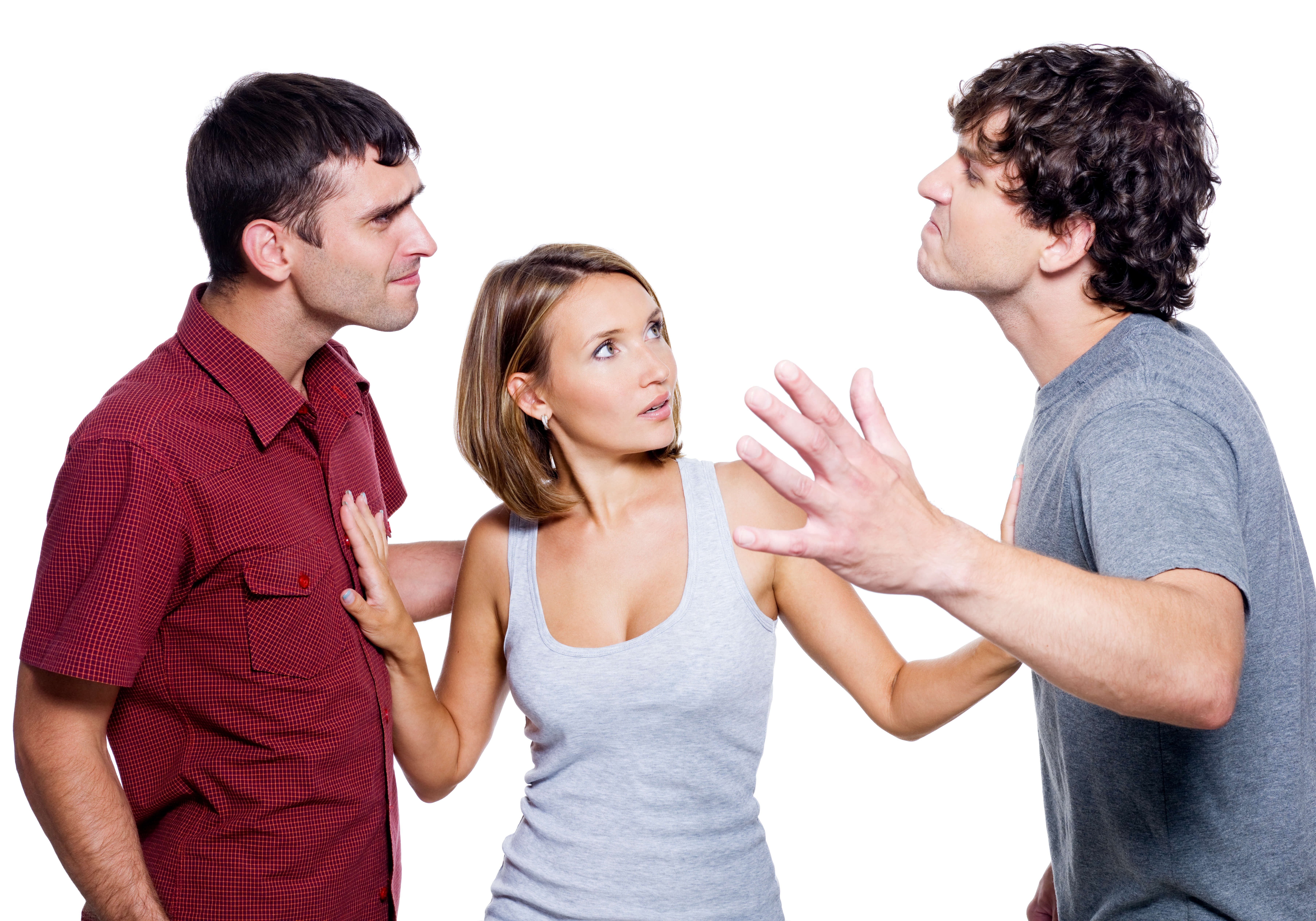 Как помирить двух. Ссора. Люди ссорятся. Мужчины спорят. Мужчина и женщина спорят.
