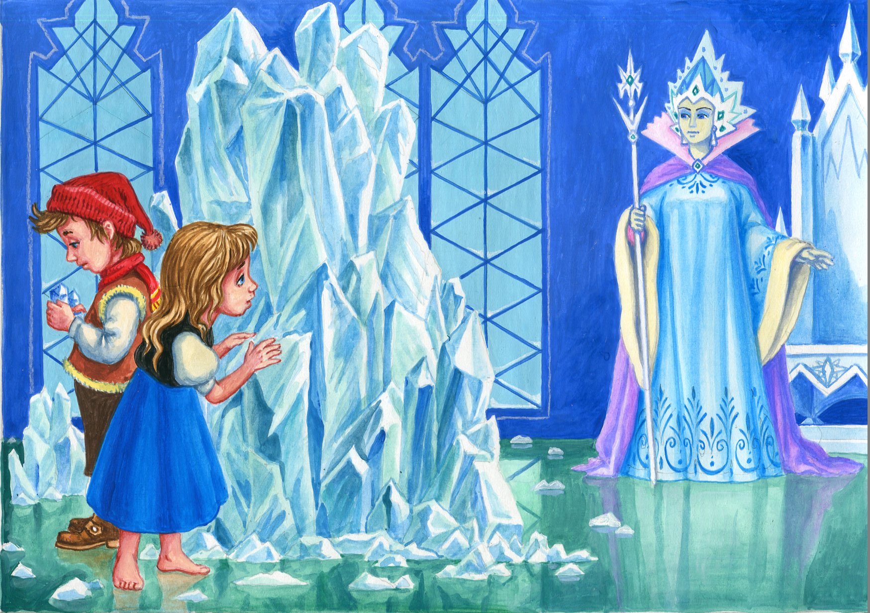 Сказка снежная королева 4 глава. Снежная Королева сказка Андерсена.