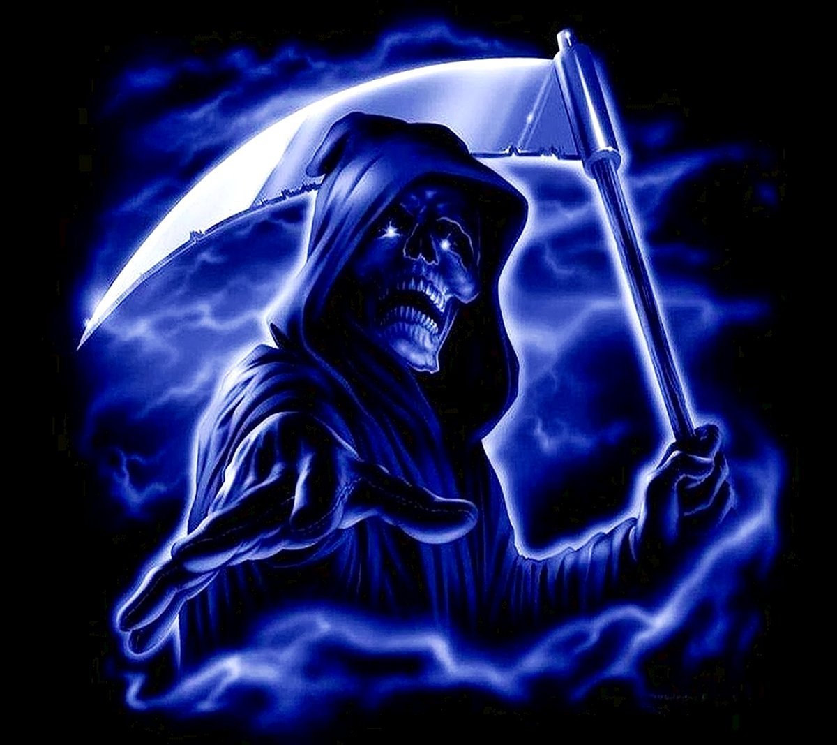 Grim Reaper 1983. Смерть с косой. Мрачный Жнец. Жнец аватар. Стим умер