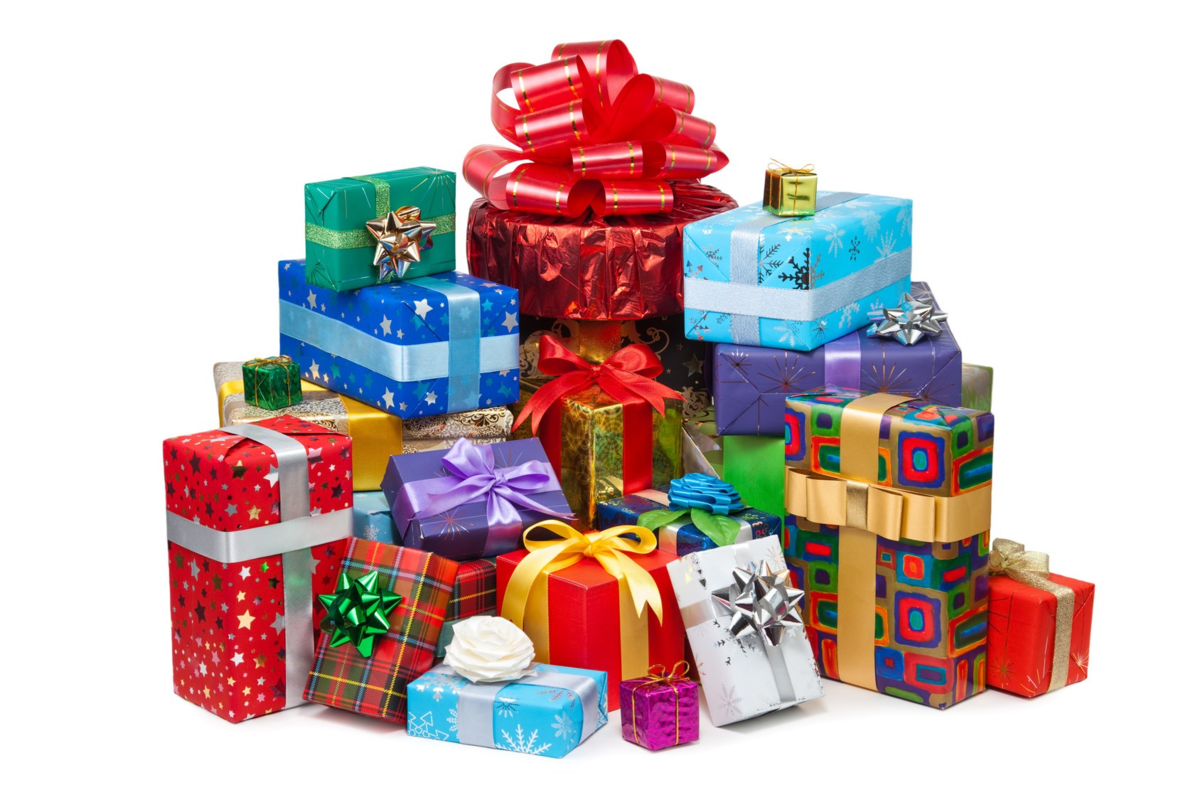 Картинки подарки 2. Подарок. Новогодние подарки. Коробки для подарков. Куча подарков.