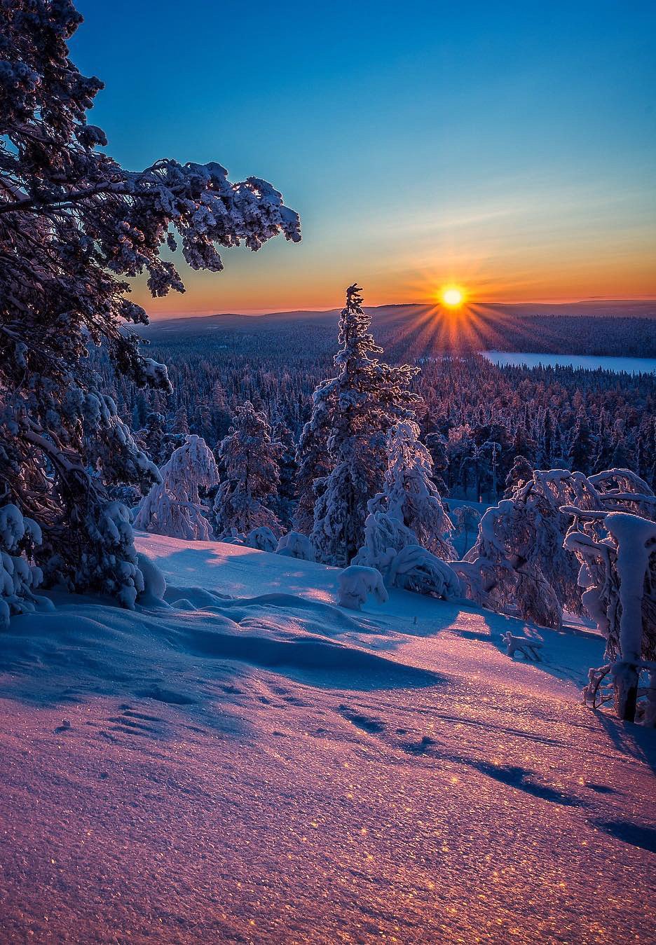 Красивые фото зимней природы, зима — красивые фото природы