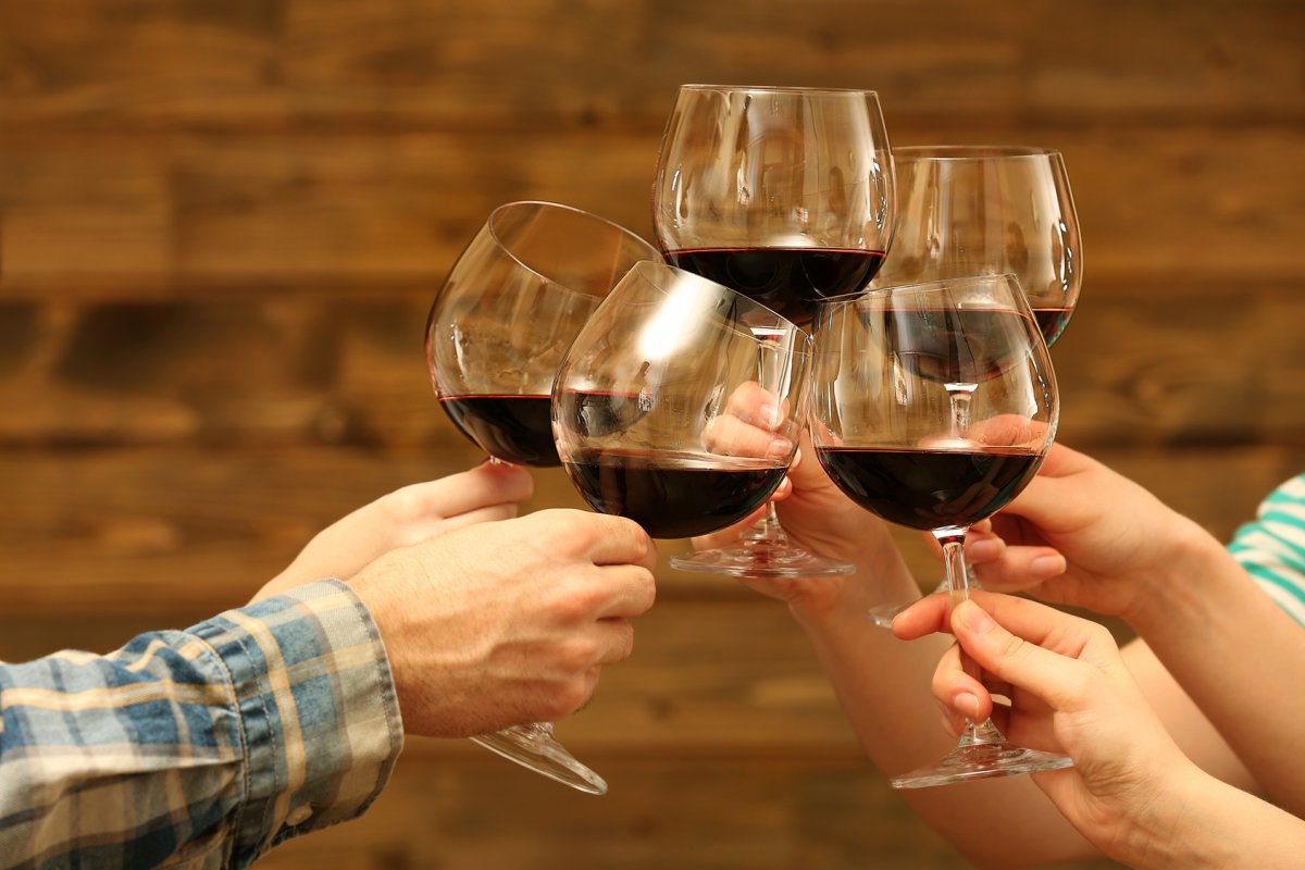Открытки на тему бокалы с вином