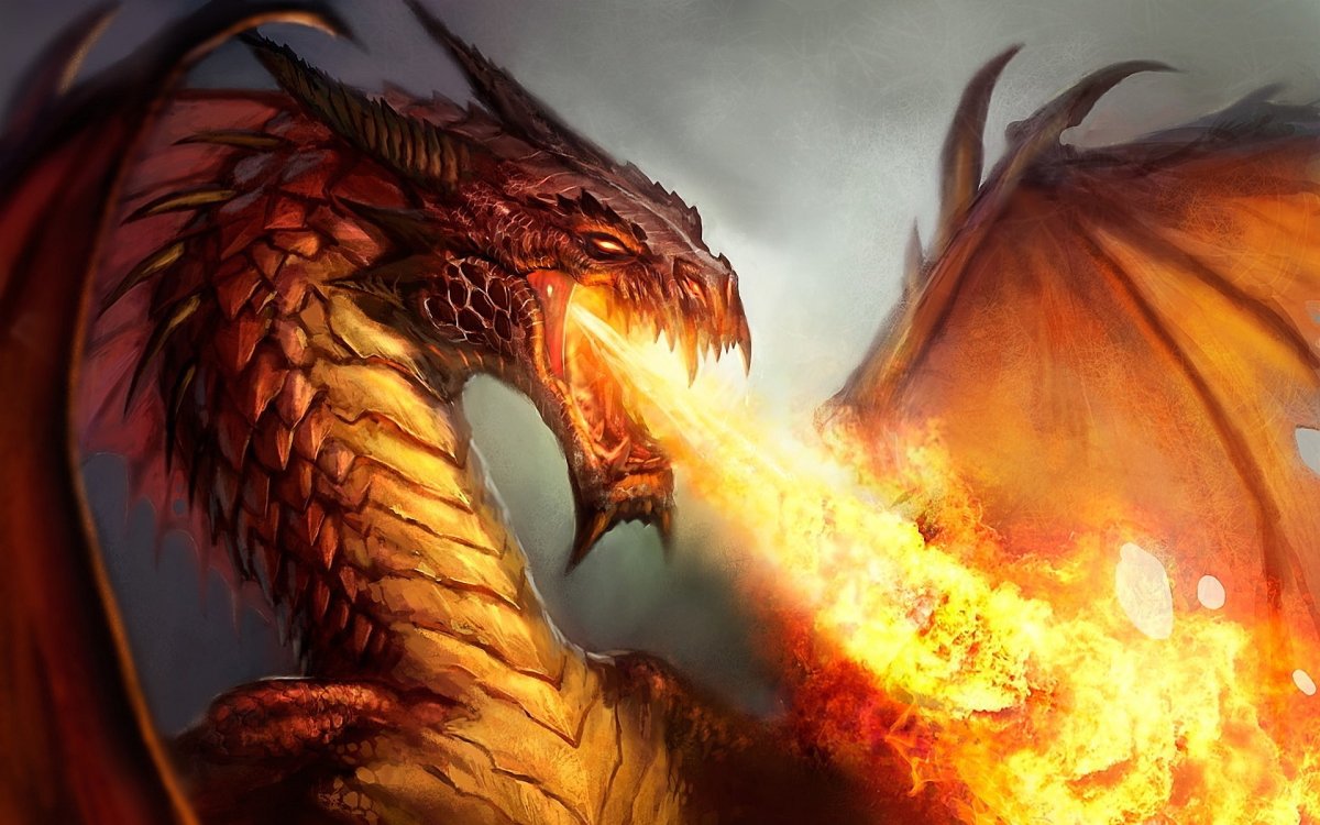 Картинки огненного дракона