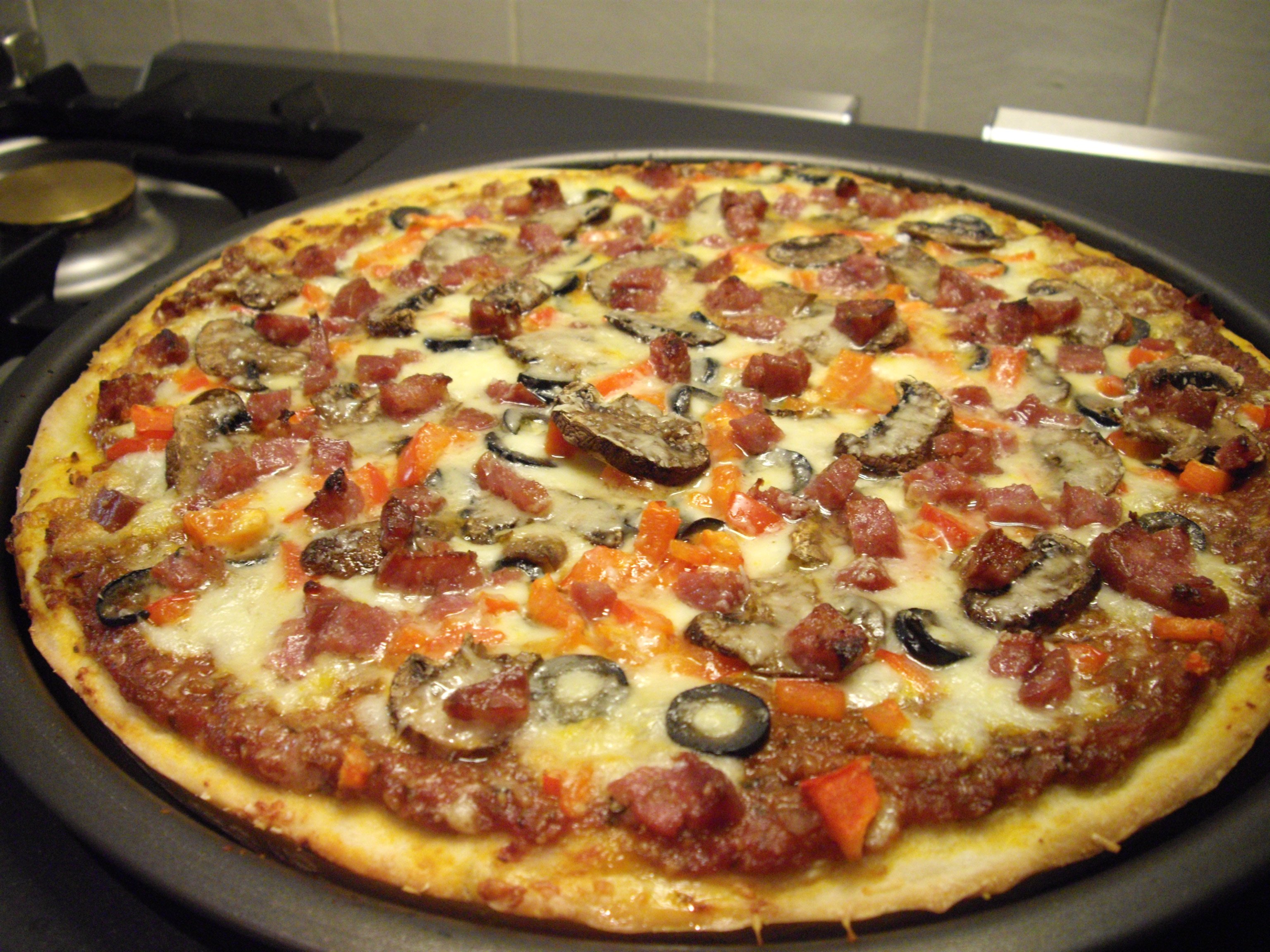 большая пицца на протвине в духовке фото 106