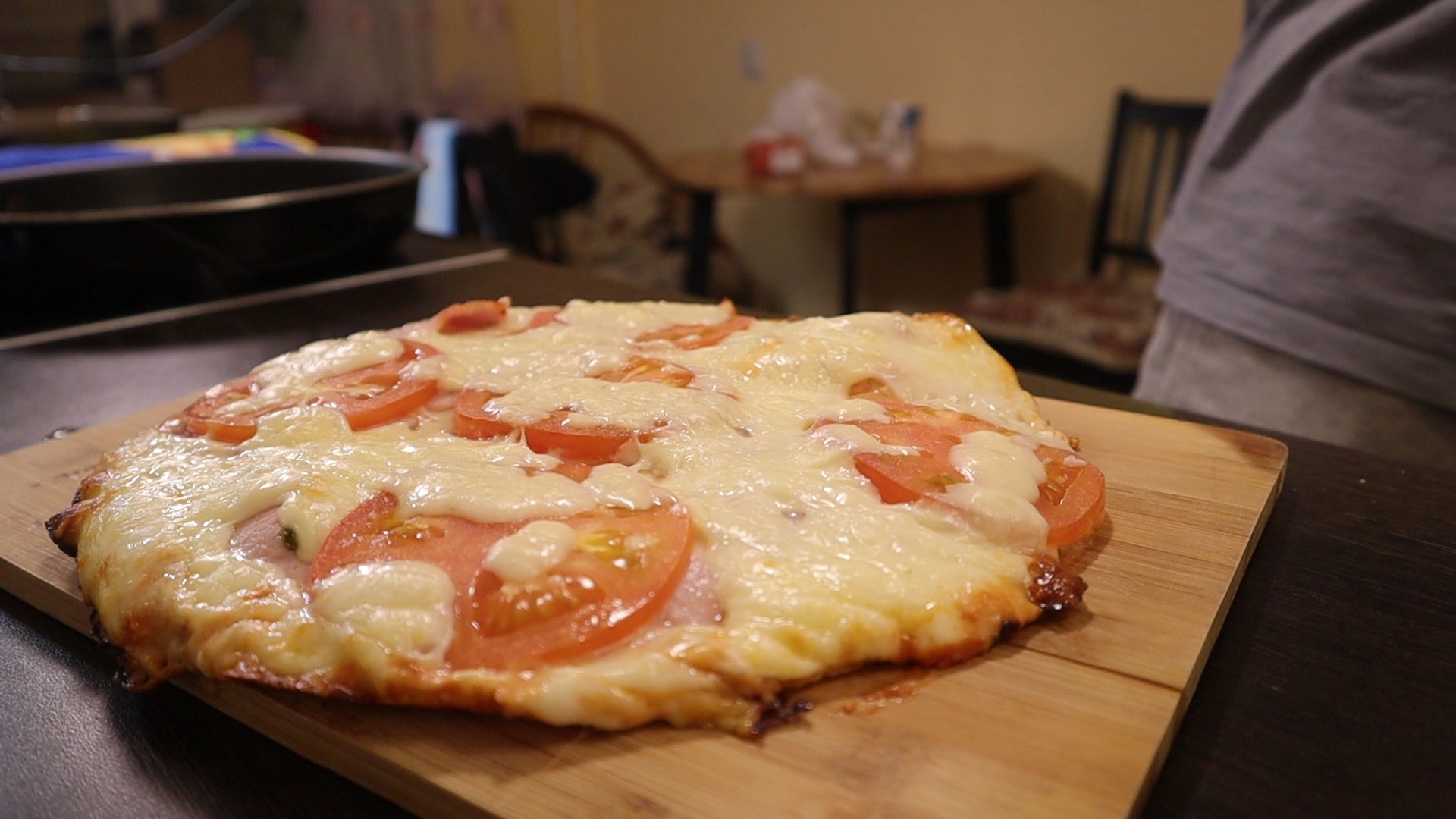 пицца быстрого приготовления в духовке без дрожжей на майонезе и сметане фото 94