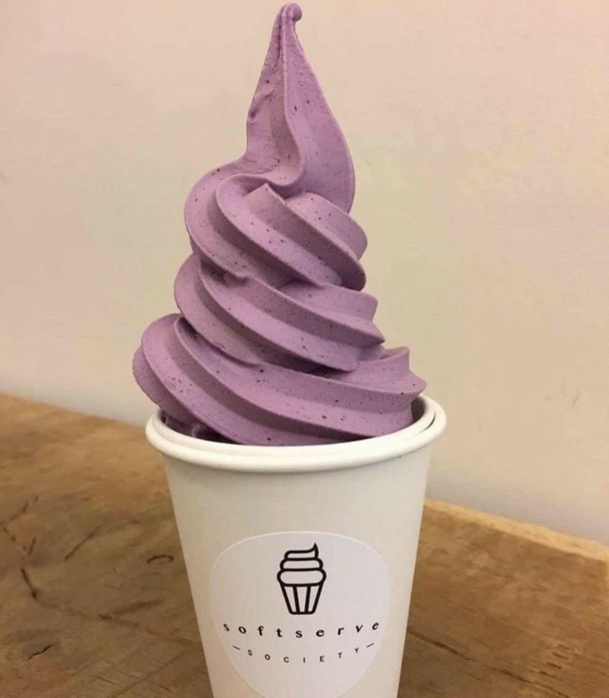 Фиолетовое мороженое