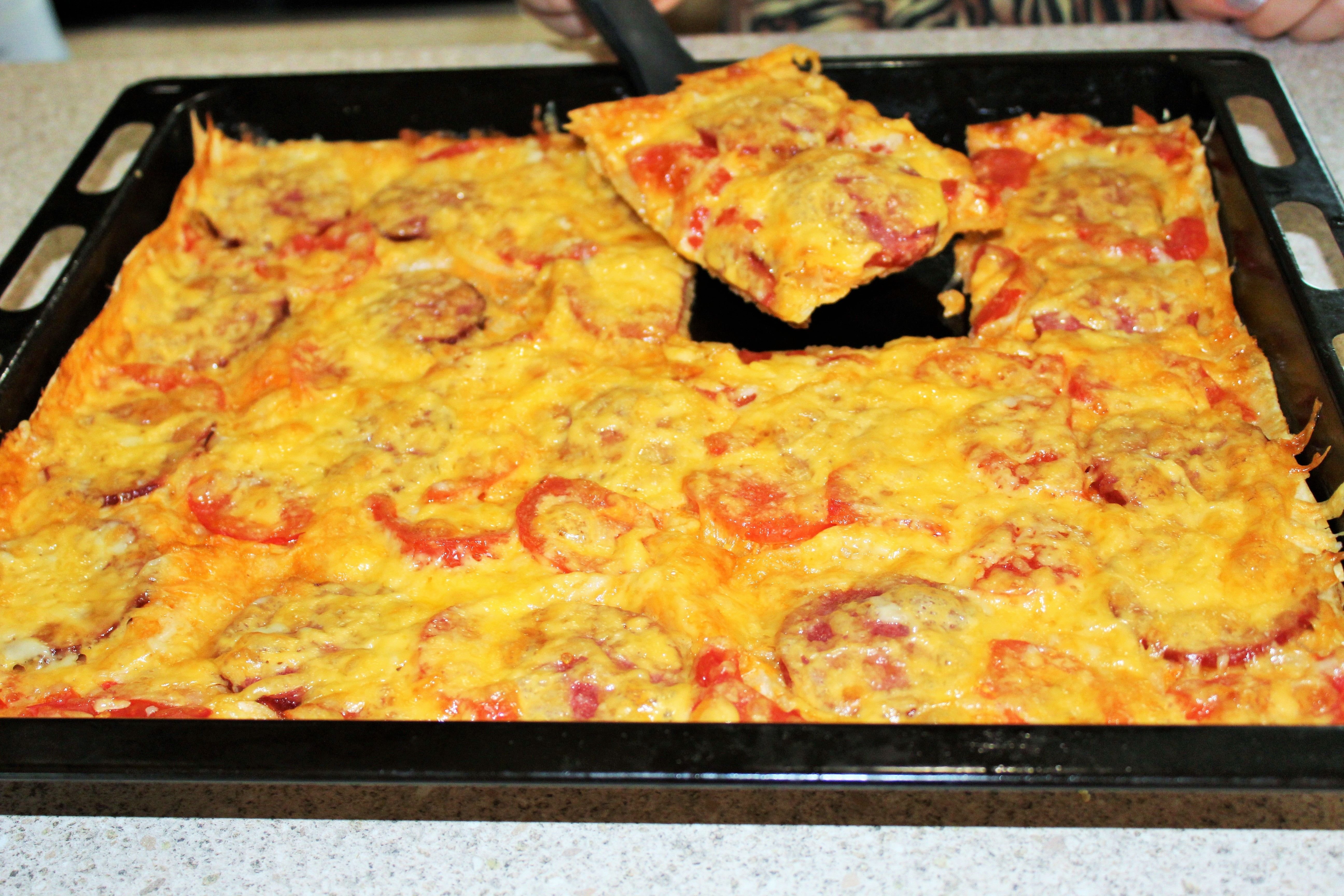 пицца из лаваша и яиц в духовке фото 64