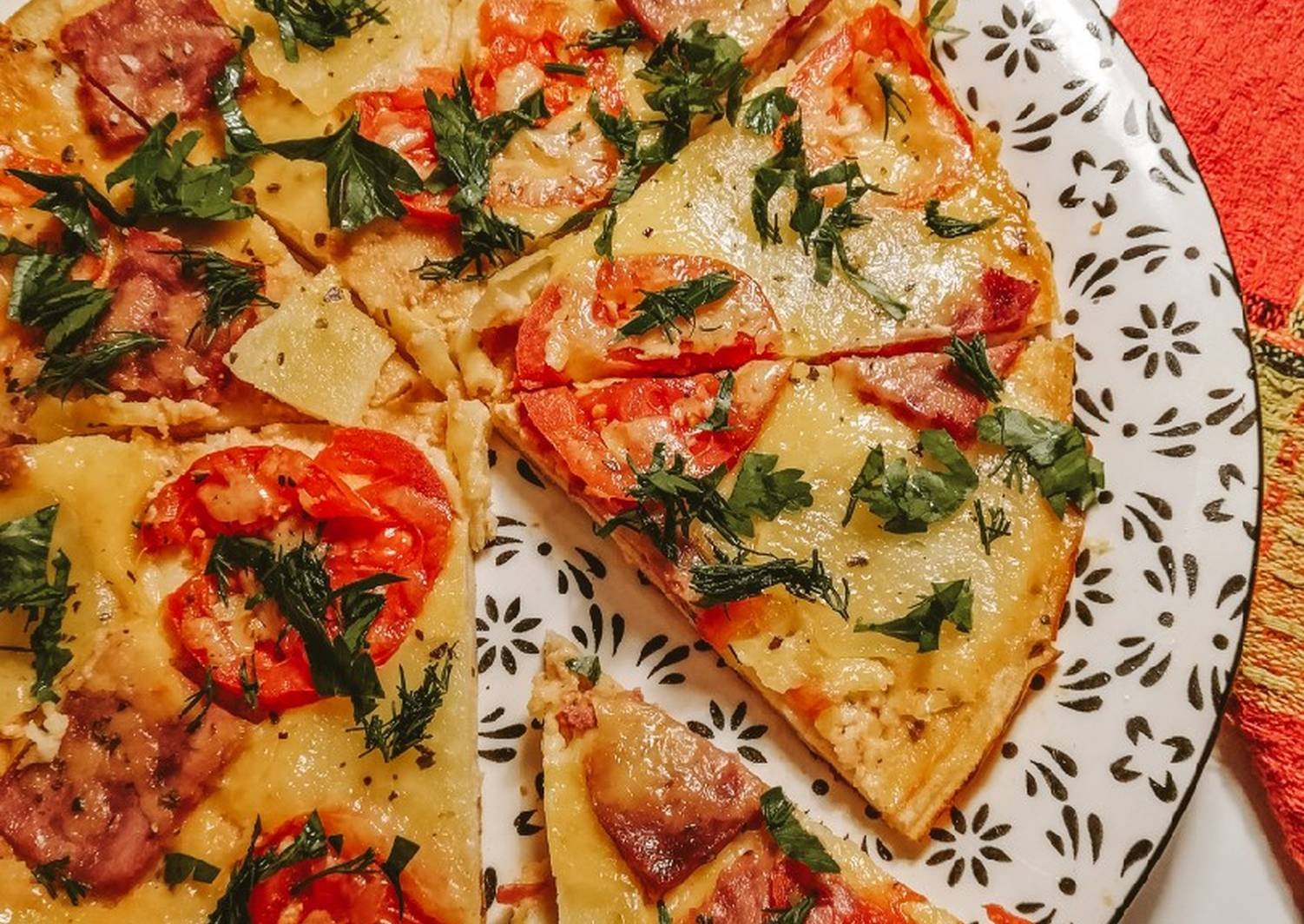 пицца на сковороде рецепт пошагово приготовления с фото простые и вкусные с фото фото 119