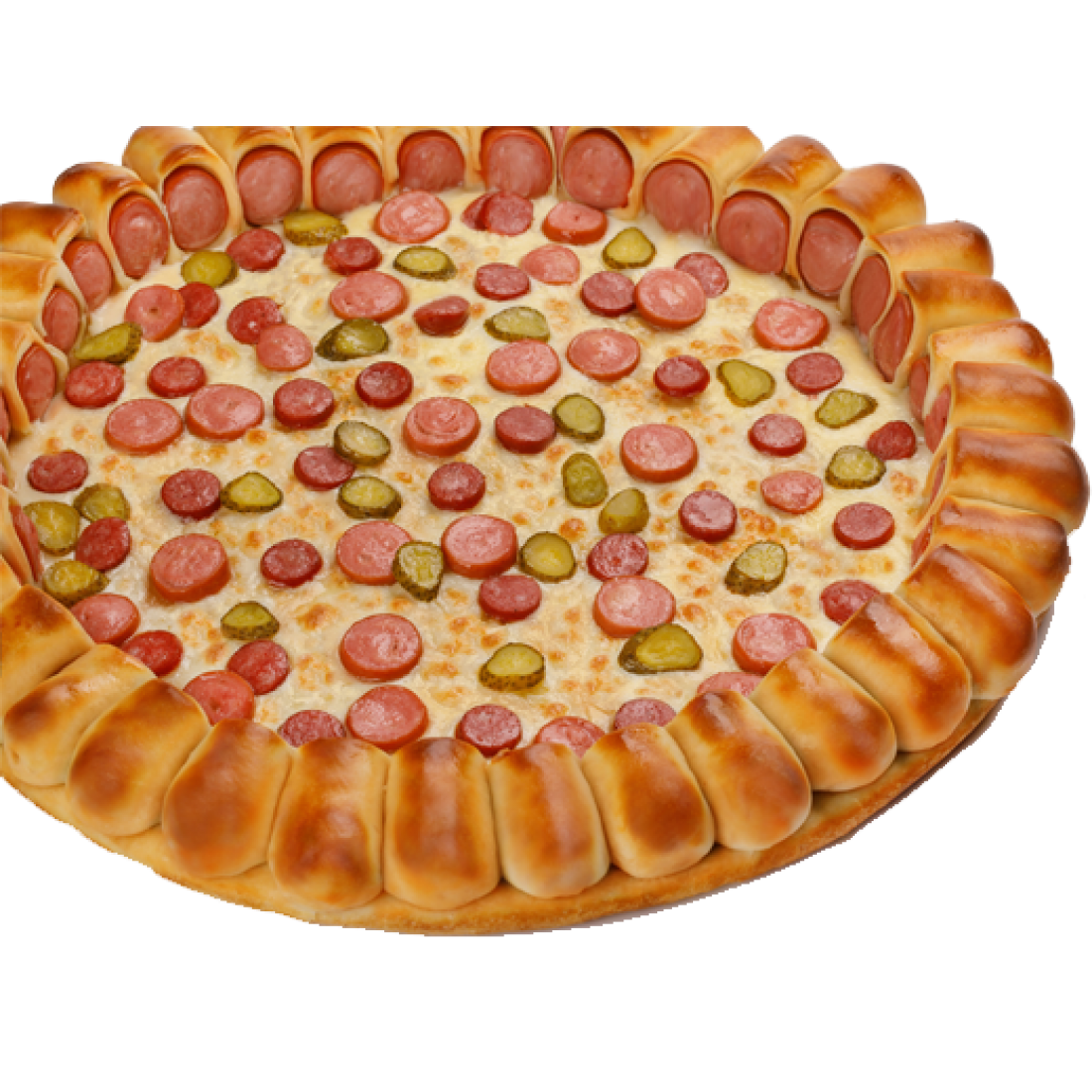 пицца с сосисочным бортом