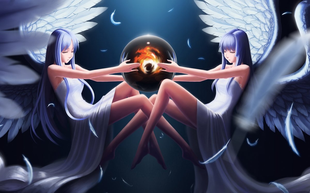 Близнецы ангел и демон