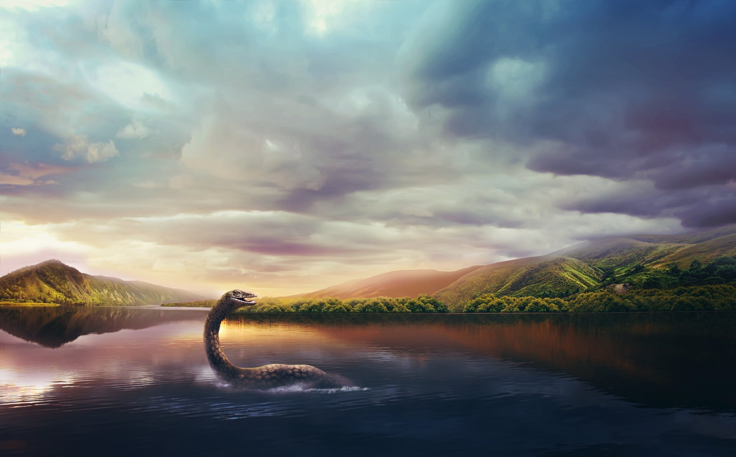 Монстры в озерах. Озеро Лохнесс и Лохнесское чудовище. Лохнесское чудовище в Шотландии. Лох-Несс озеро чудовище. Озеро Шотландии монстр Несси.
