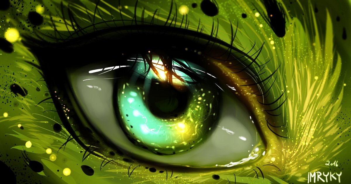 Зеленые глаза фэнтези