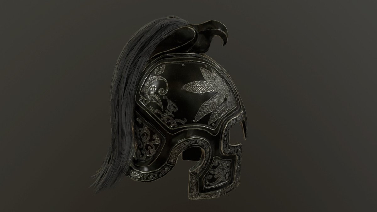 Драконий чешуйчатый шлем