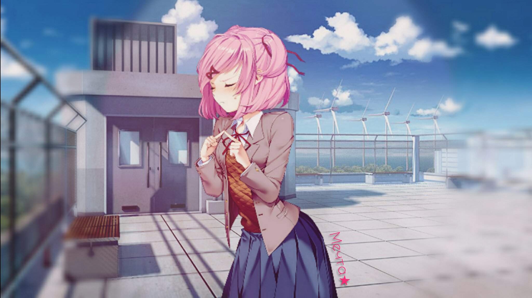 Фоны доки док. Нацуки Doki Doki. DDLC Нацуки. Нацуки из доки доки.