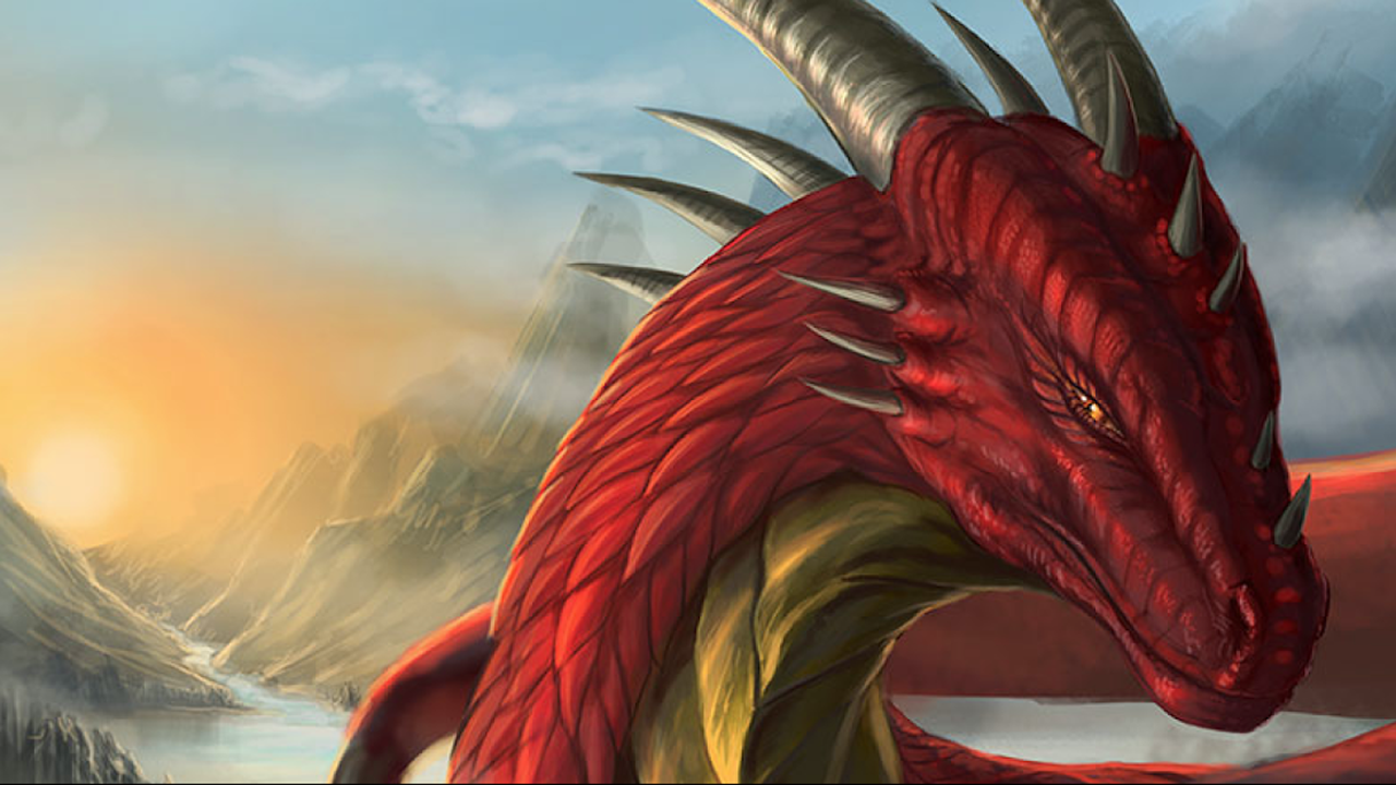 Дракон картинка на новый. Ред драгон Draconic. Красивый дракон. Алый дракон.