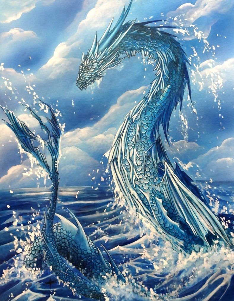 Водяной дракон - 69 фото
