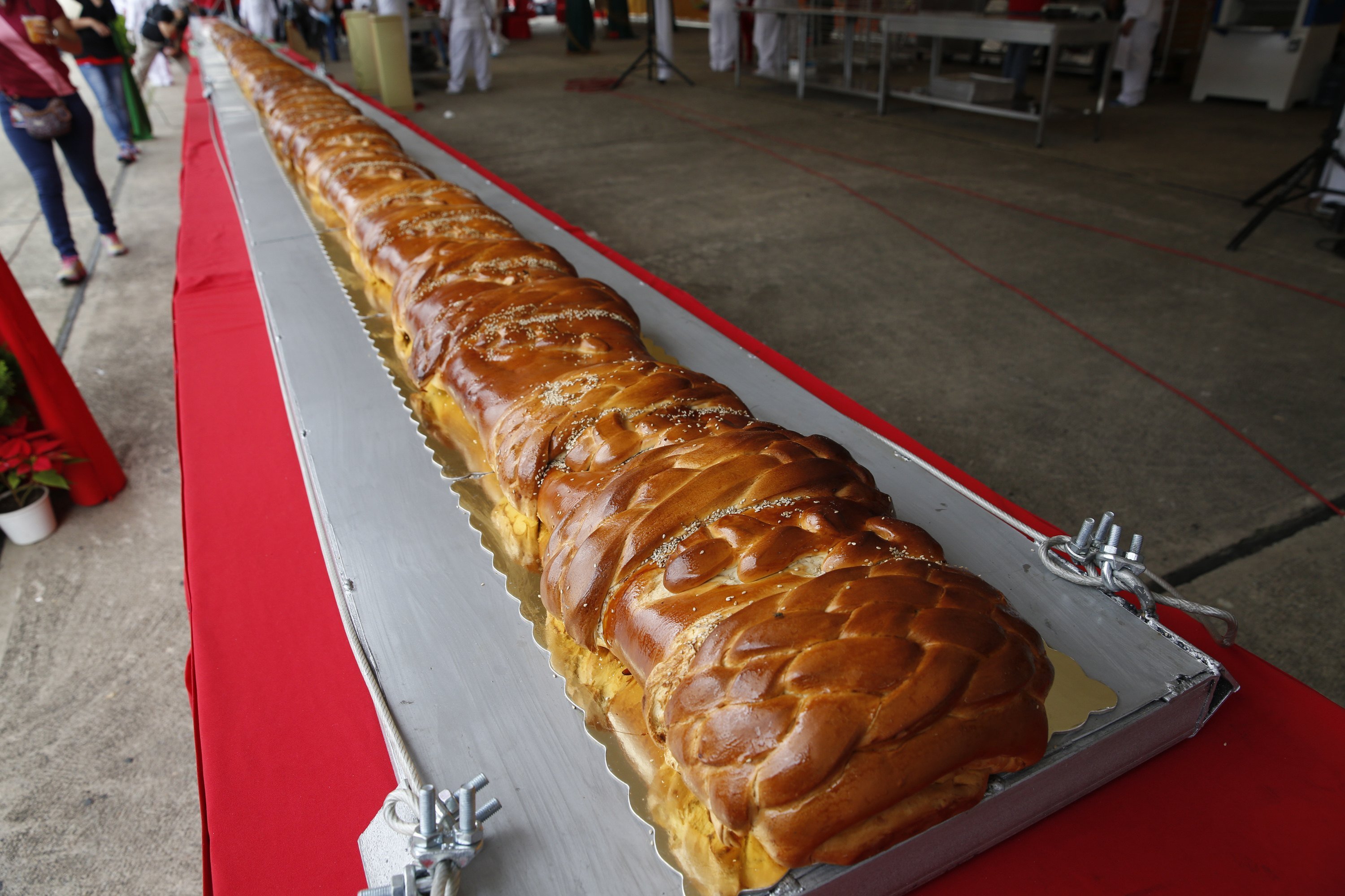 Огромные жесткие длинные. Огромный пирог. Самый большой хлеб в мире. Самый длинный пирог. Огромная булка.