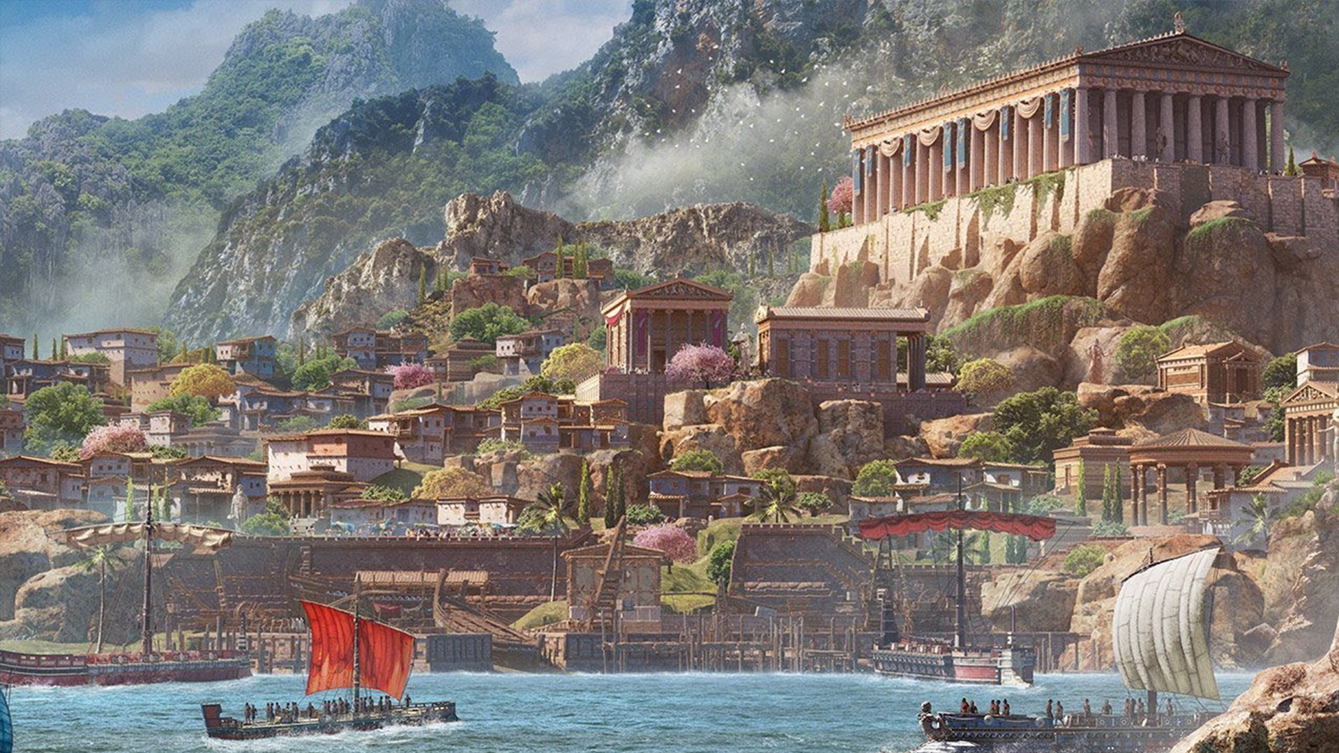 Катаклизм греки. Assassin's Creed Odyssey Афины. Ассасин Крид Одиссея Афины. Assassins Creed Odyssey Греция. Древняя Греция ассасин Крид Одиссея.