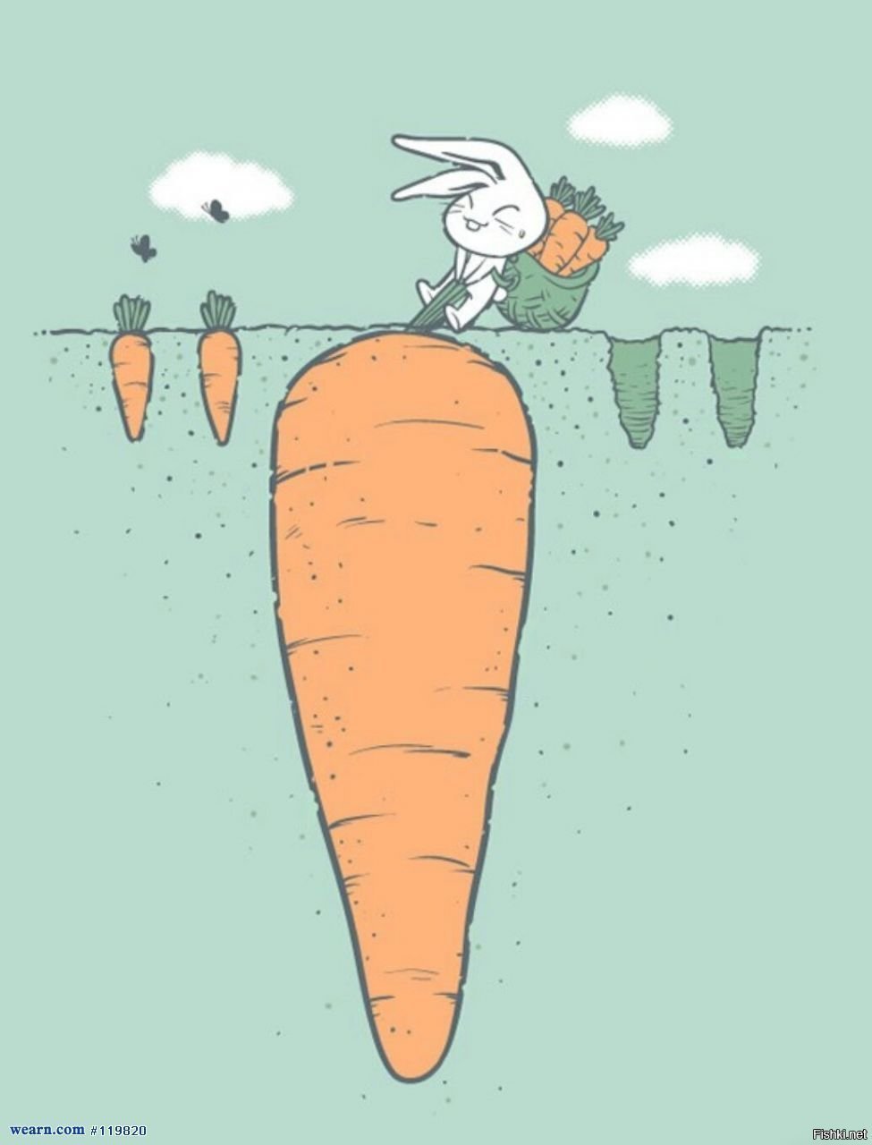 Морковка арт