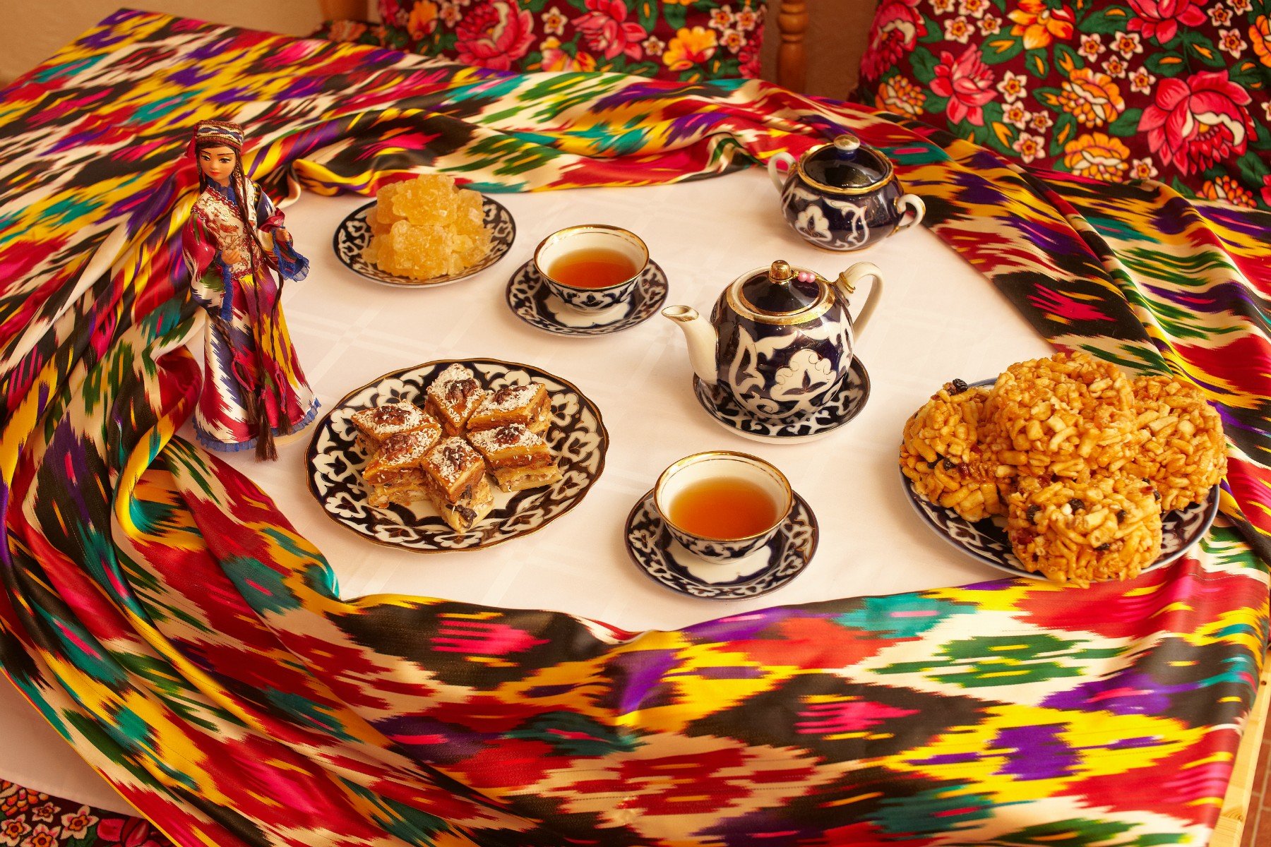 Традиции таджикской кухни. Чай в Узбекистане традиции Чайхана. Чайхана церемония Узбекистан. Хан атлас Самарканд. Хан атлас Маргилан.