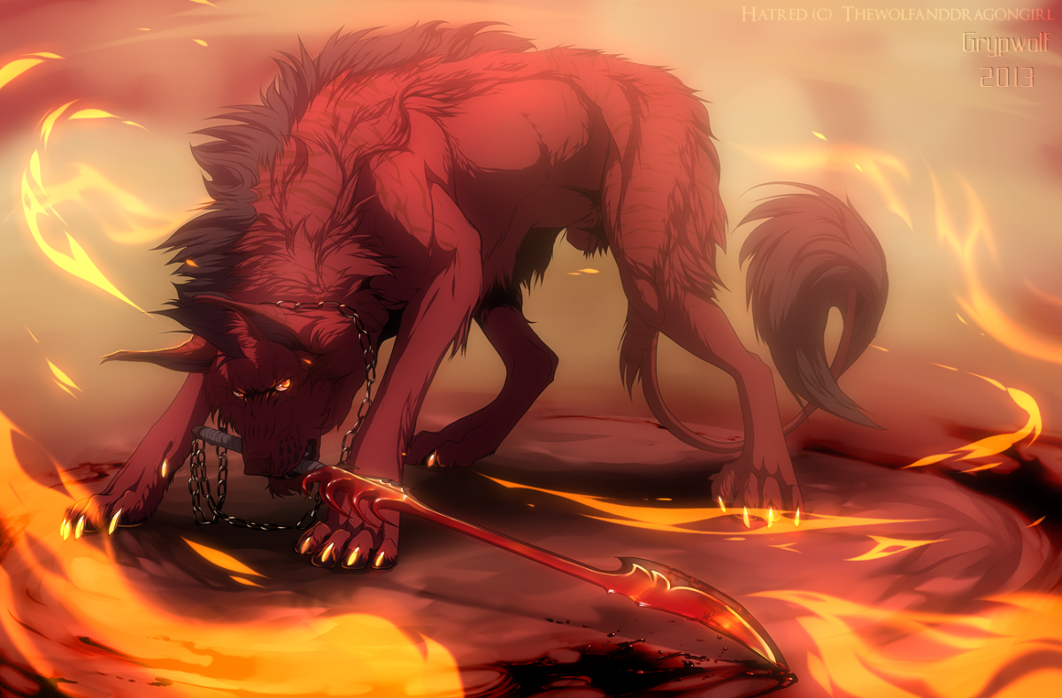 Укус оборотня. Огненный волк Фенрир. Fenrir волк демон. Фенрир и Цербер. Фенрир Огненный волк демон.