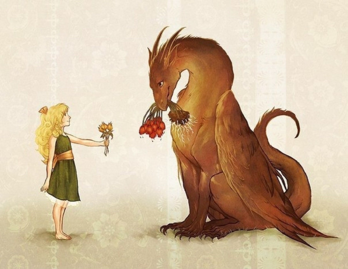 Дракон обнимает девушку. Девочка и дракон. Принцесса и дракон. Девушка влюбилась монстр