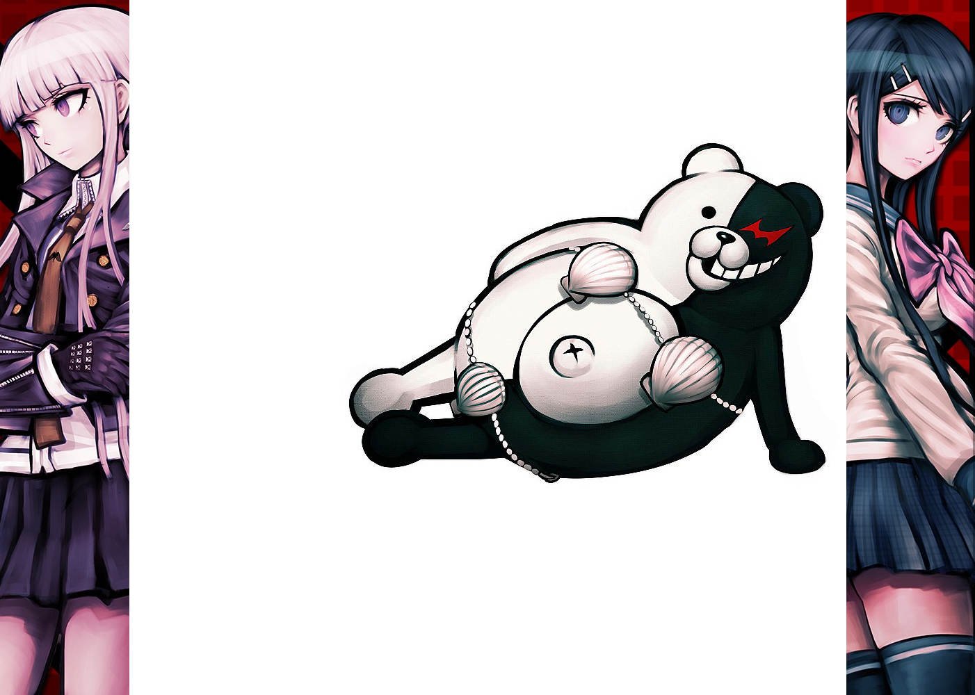 47. Danganronpa Макото Монокума. 