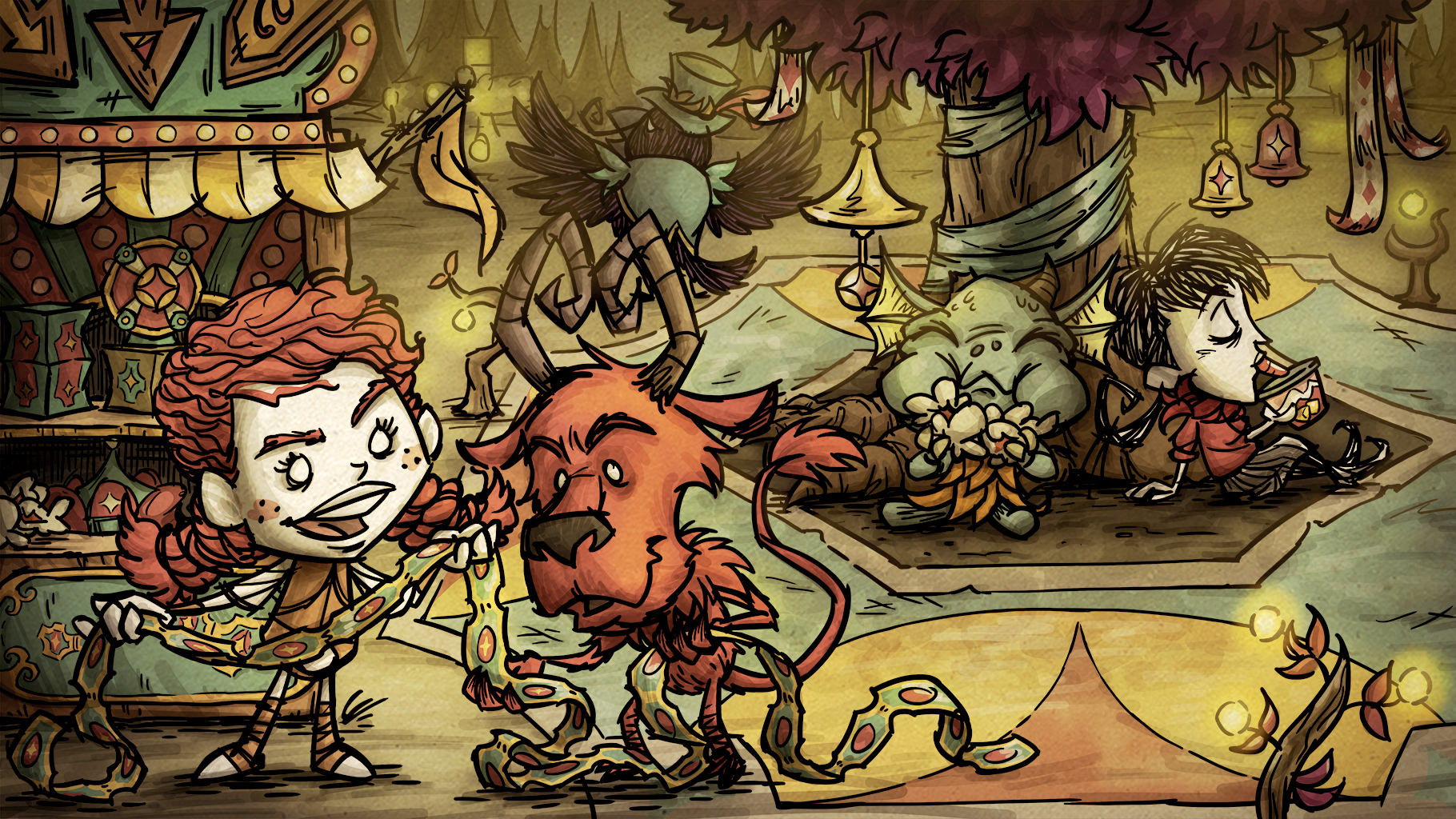 Ю донт фул. Don't Starve игра. Don't Starve together карнавал. Донт старв 3. Don't Starve together игрушки.