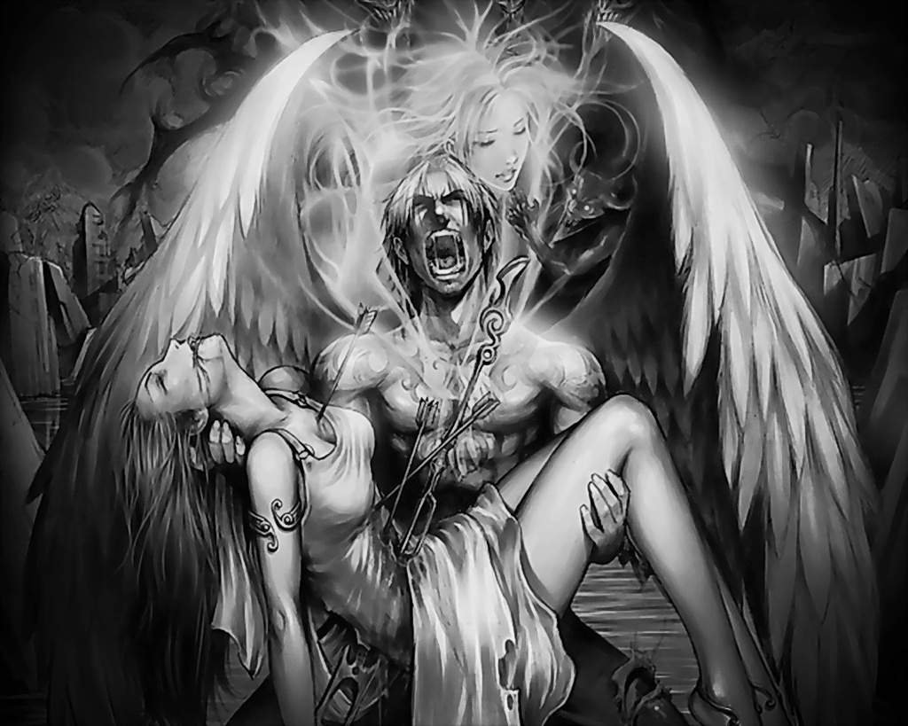 Любовь между ангелом и демоном