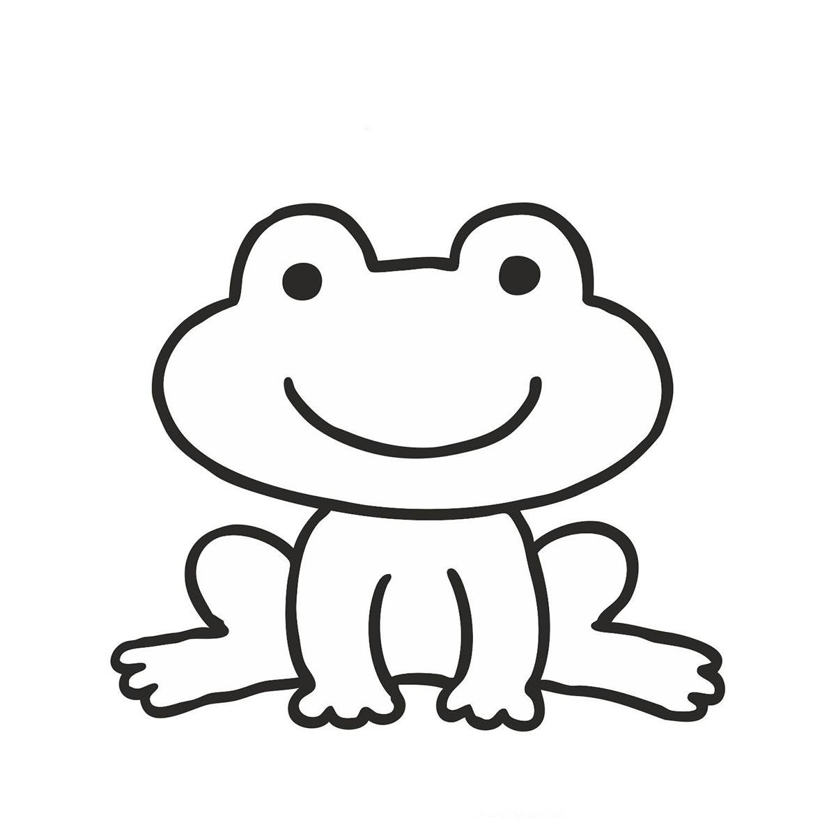 Раскраска милая лягушка маленькая - 63 фото