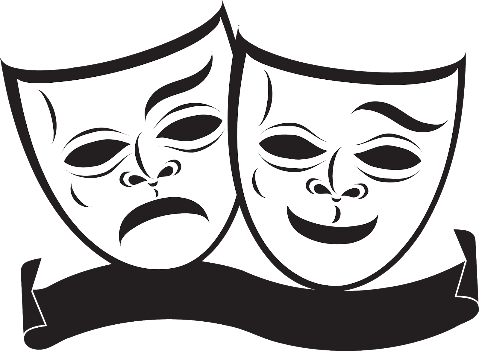 Маски театра рисунок. Театральные маски. Театральная эмблема. Театральная маска трафарет. Театральная маска рисунок.