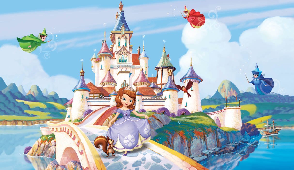 Смотрит маленькая страна. Disney "дворец Софии прекрасной". Принцесса Сафия ккаралевство. Princess Sofiya замок.