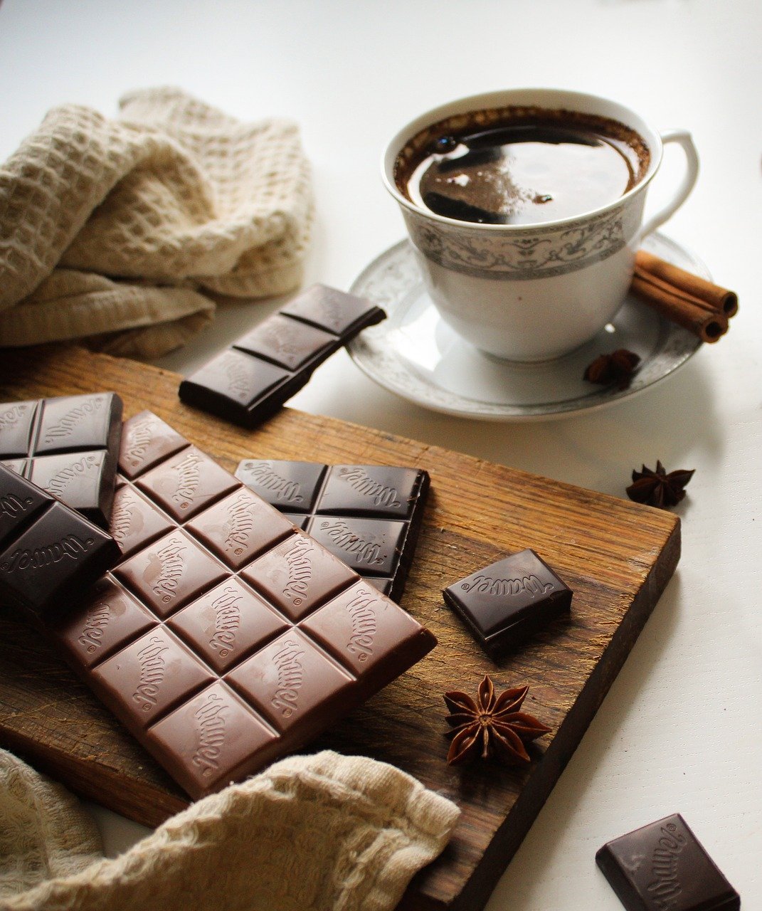Красивые картинки кофе и шоколад - 60 фото