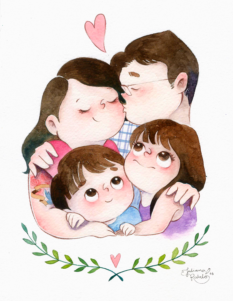 Маму папу обними. Семья иллюстрация. Счастливая семья иллюстрации. Счастливая семья рисунок. Семейные картинки мультяшные.