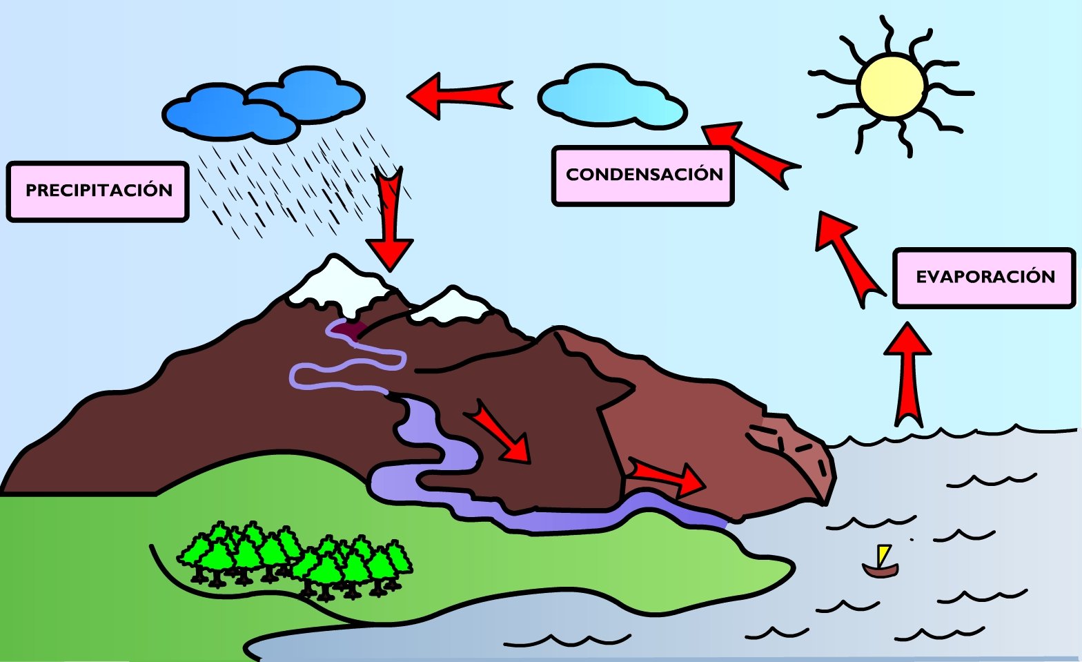 круговорот воды в море