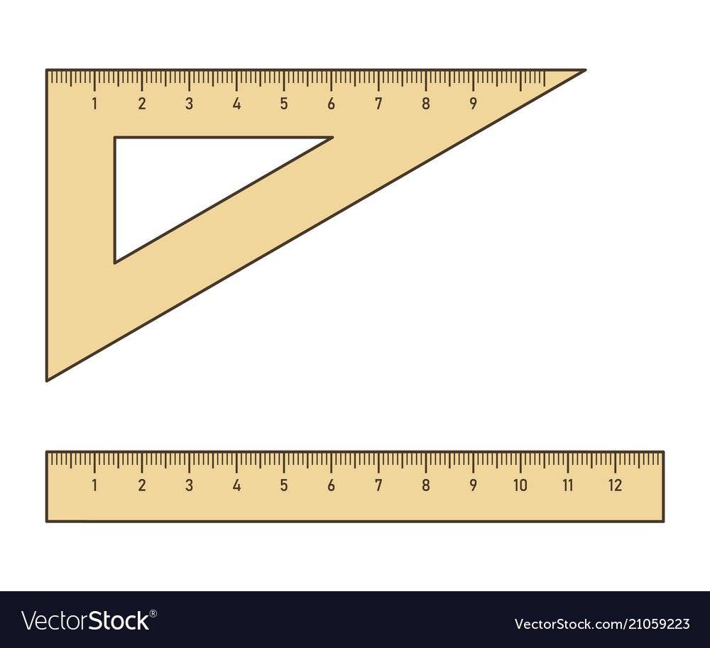 Линейка треугольник картинка