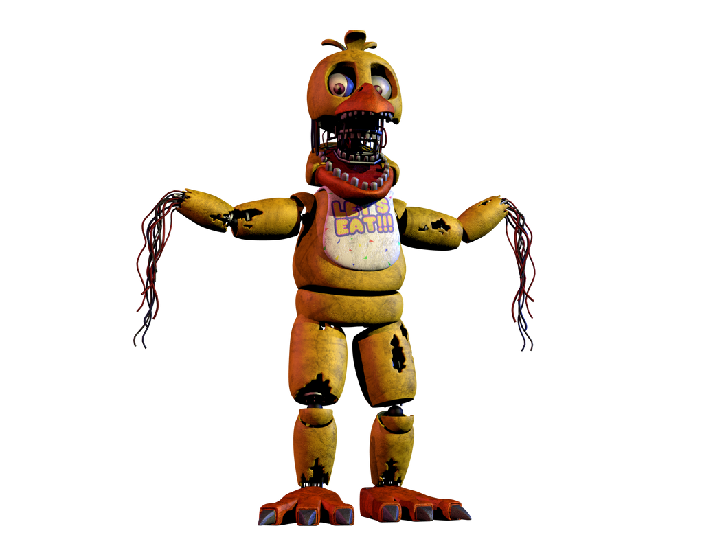 Поломанные аниматроники фнаф. FNAF 2 Олд чика. АНИМАТРОНИК Олд чика. АНИМАТРОНИКИ ФНАФ 2 Олд чика. Олд чика из ФНАФ 2.