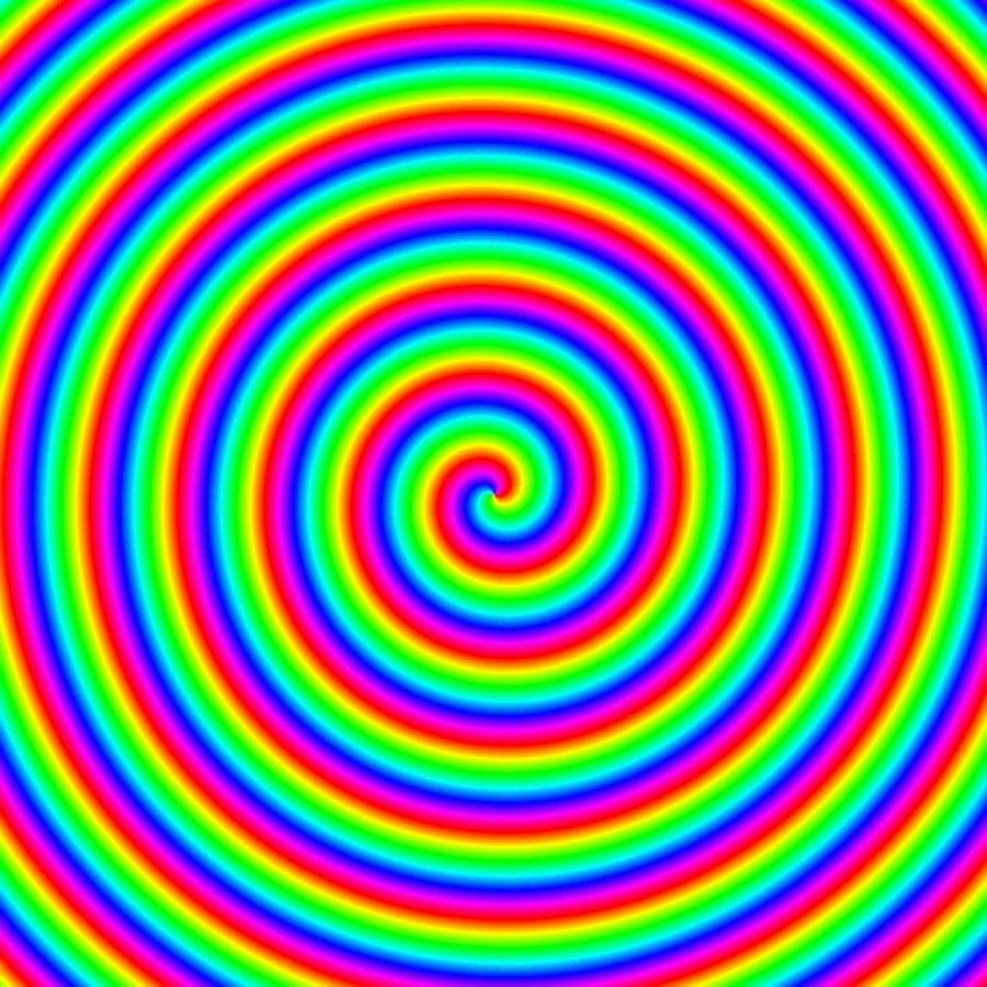 Бесплатное видео гипноз. Гипнотическая спираль. Гипнотическая спираль цветная. Разноцветная иллюзия. Гипнотический круг.